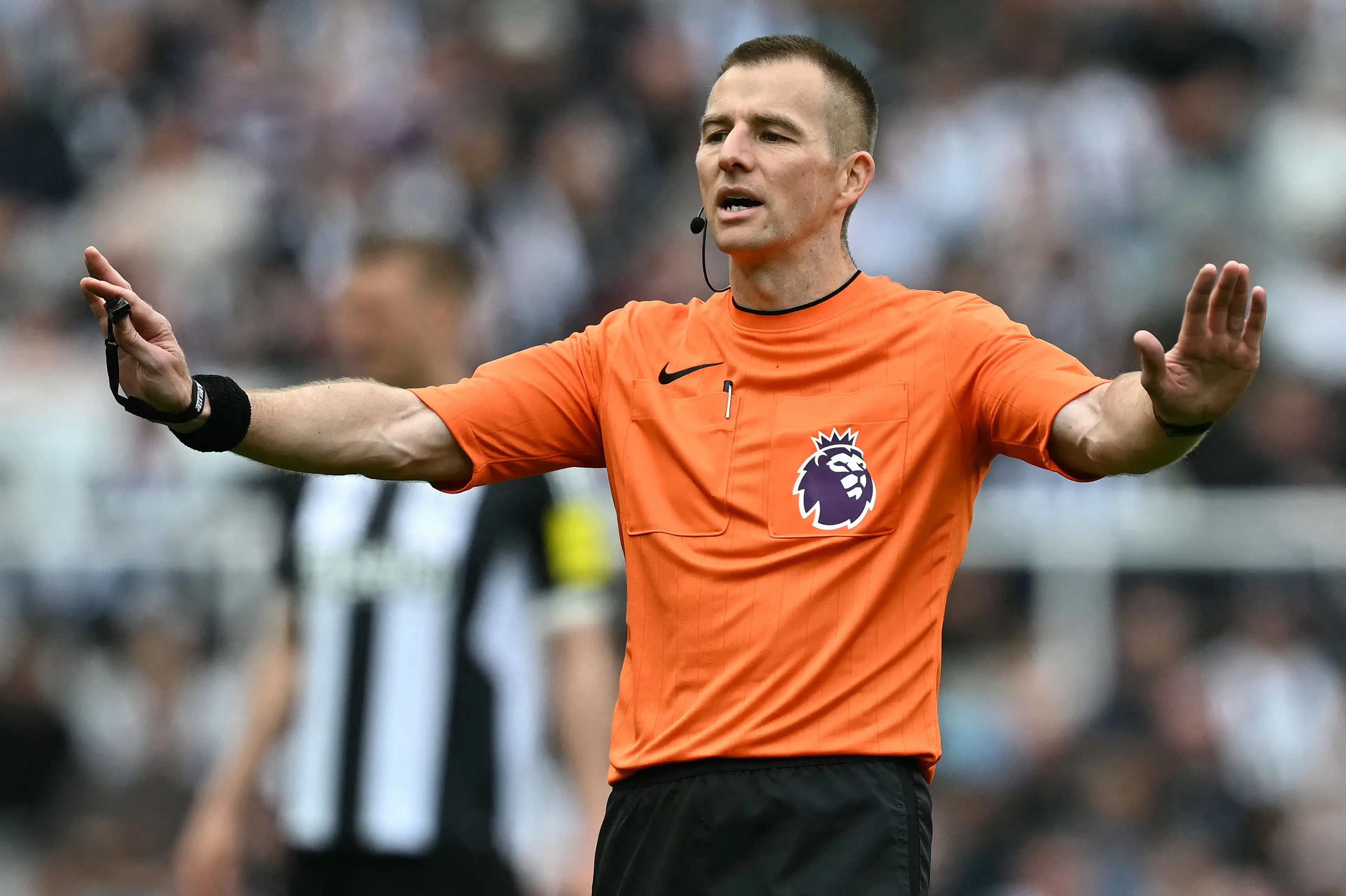 Michael Salisbury has been removed from VAR duties for Liverpool vs. Arsenal. Image: Getty  