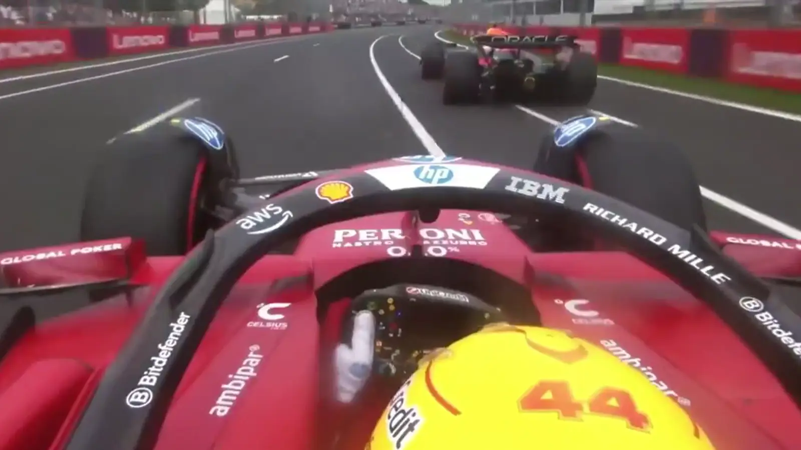 Max Verstappen called out by F1 fans as unseen footage of Lewis Hamilton incident emerges