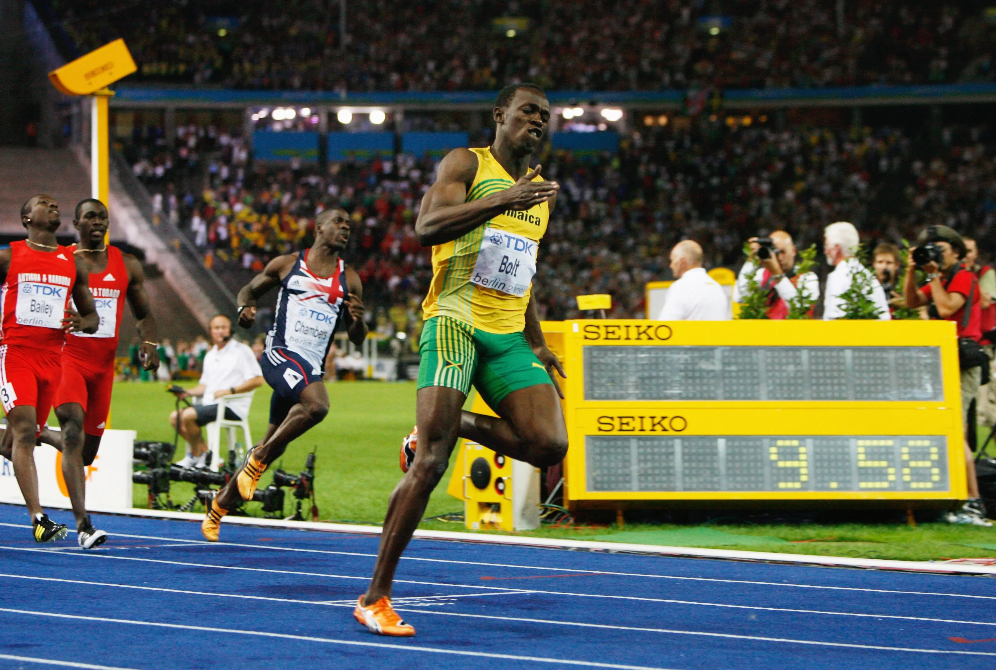 Usain Bolt remains the fastest man on the planet. (Image: Andy Lyons / Staff via Getty)