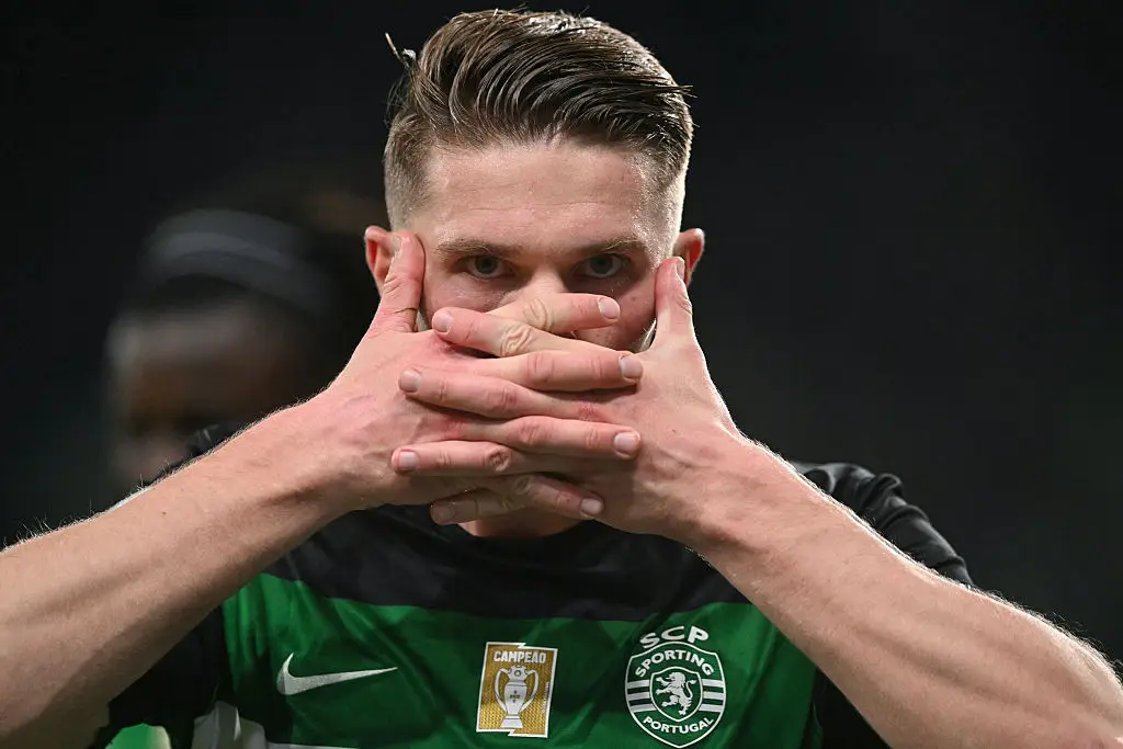 Viktor Gyokeres has been linked with the likes of Manchester United, Arsenal and Juventus this summer. (Image: Getty)