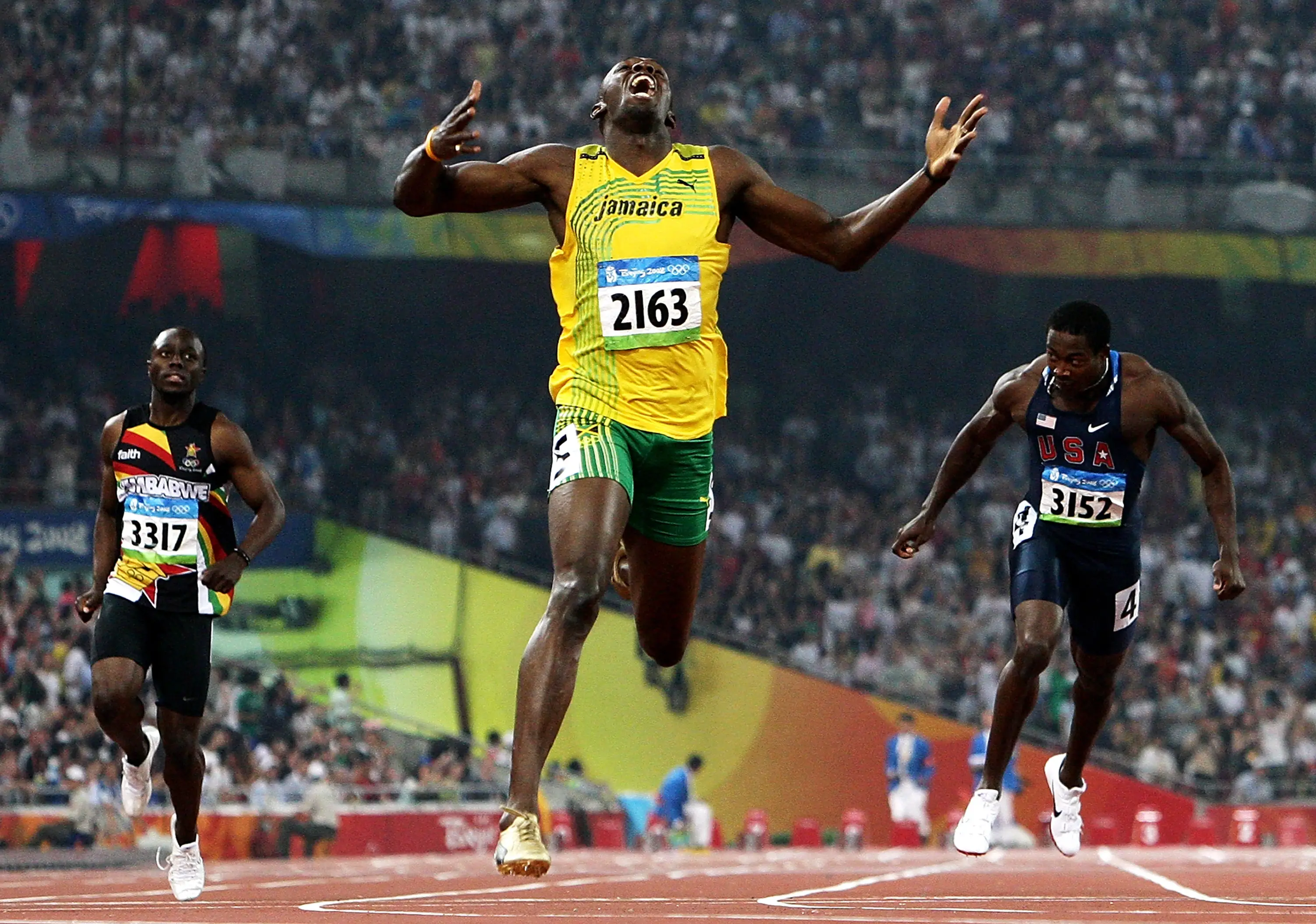 Bolt is the fastest man to ever run the track (Mark Dadswell/Getty Images)
