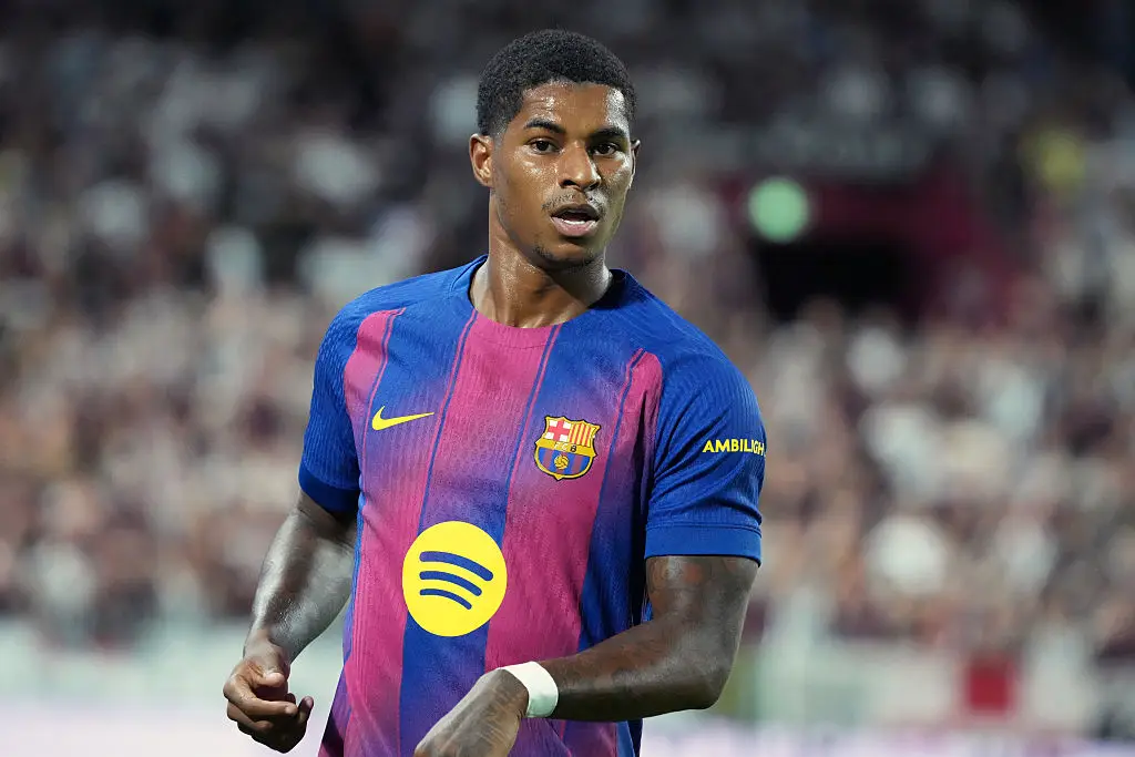 Marcus Rashford played just 33 minutes in his Barcelona debut. (Image: Getty)