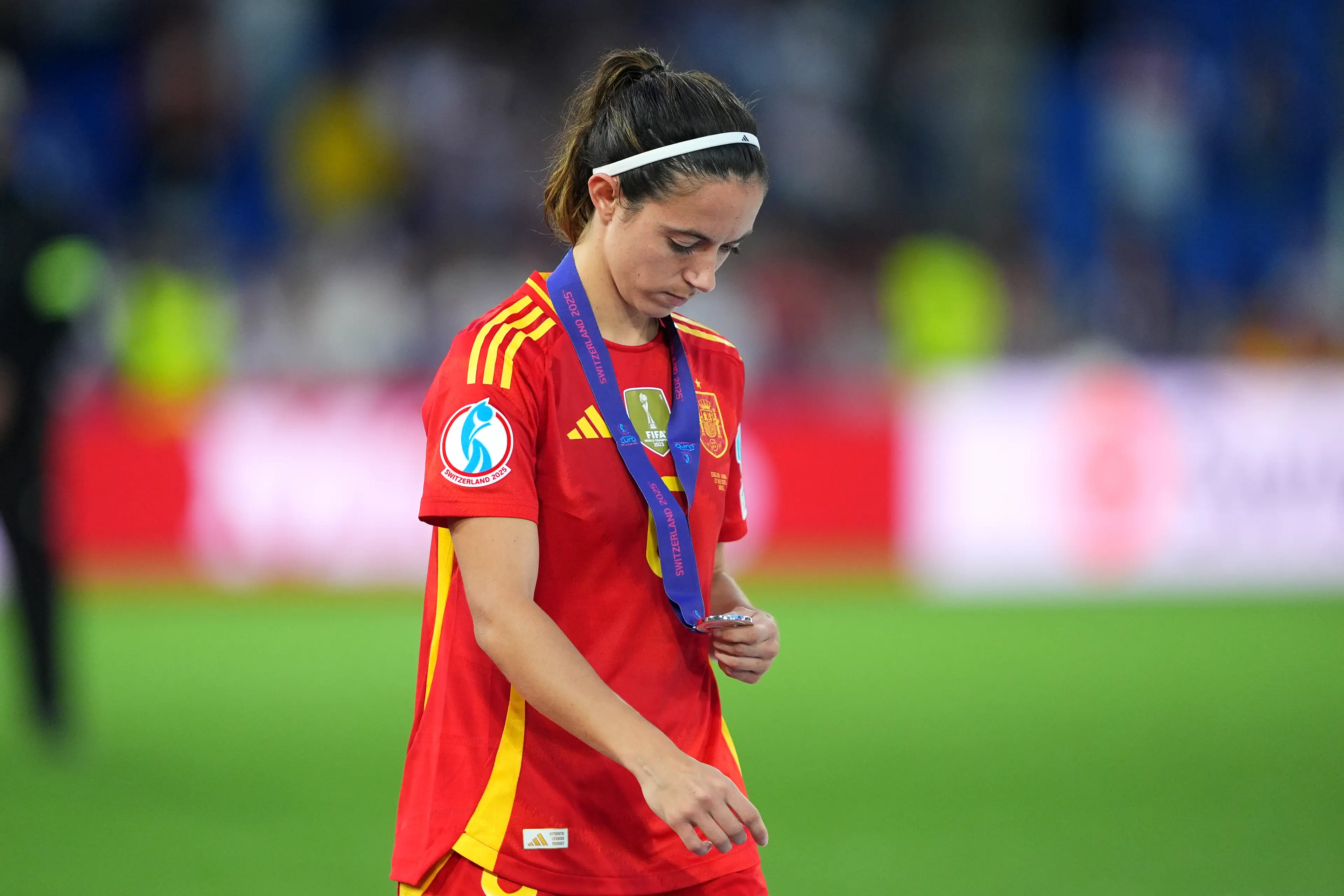 Spain's Aitana Bonmati was critical of England despite their win. (Image: Daniela Porcelli / Stringer via Getty)