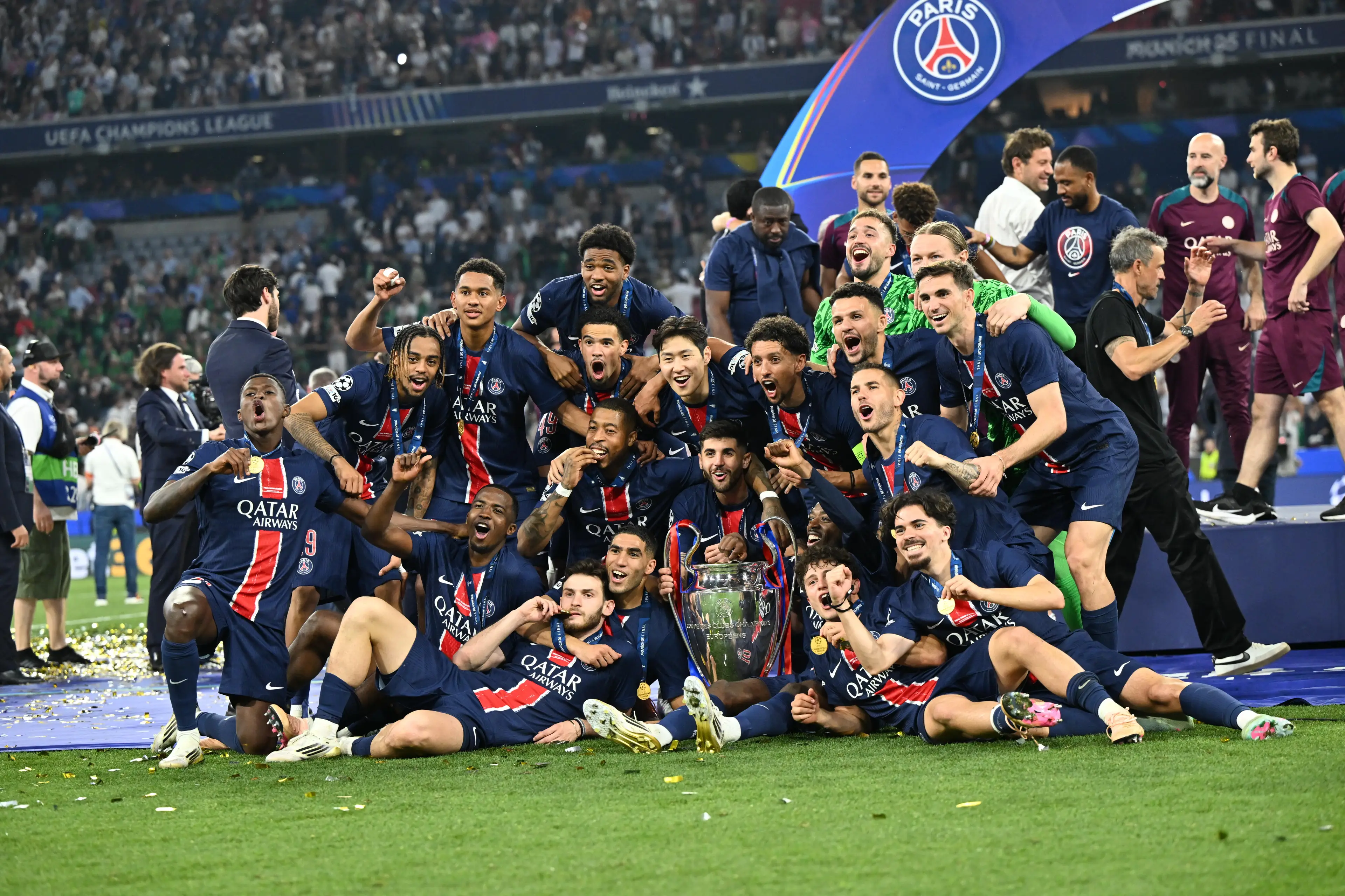 PSG have finally won the UEFA Champions League. Image: Getty