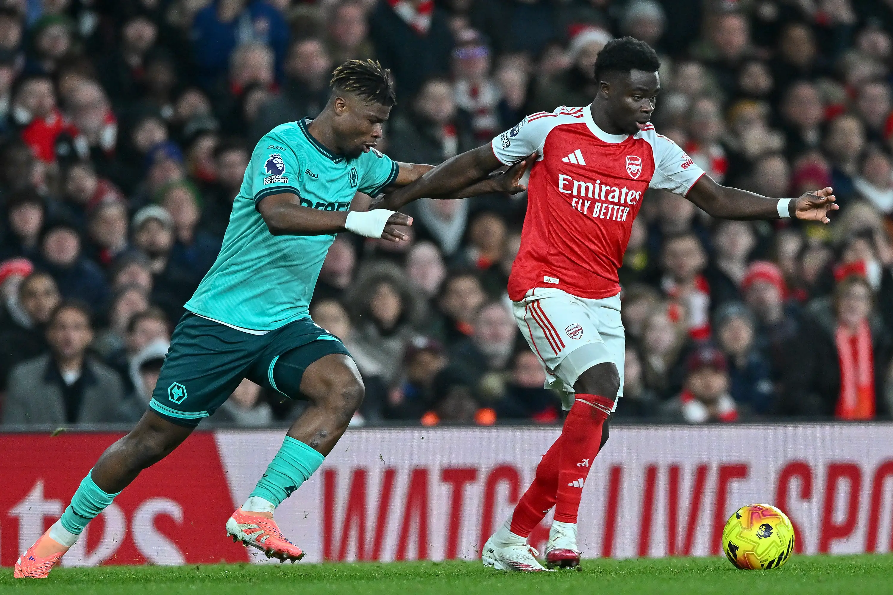 Arsenal's matchday 31 fixture against Wolves takes place this week. Image: Getty