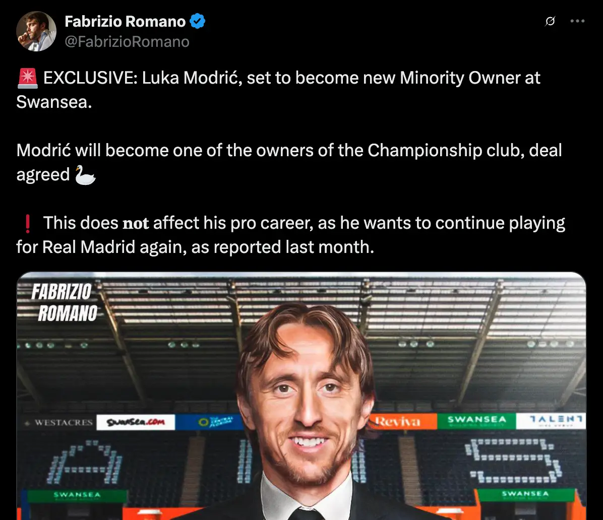 Image: Twitter/FabrizioRomano