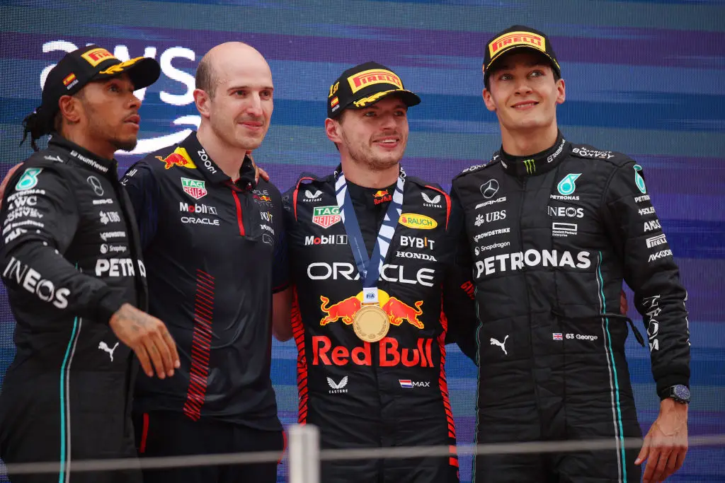 David Mart (left of middle) is set to leave Red Bull (Credit:Getty)
