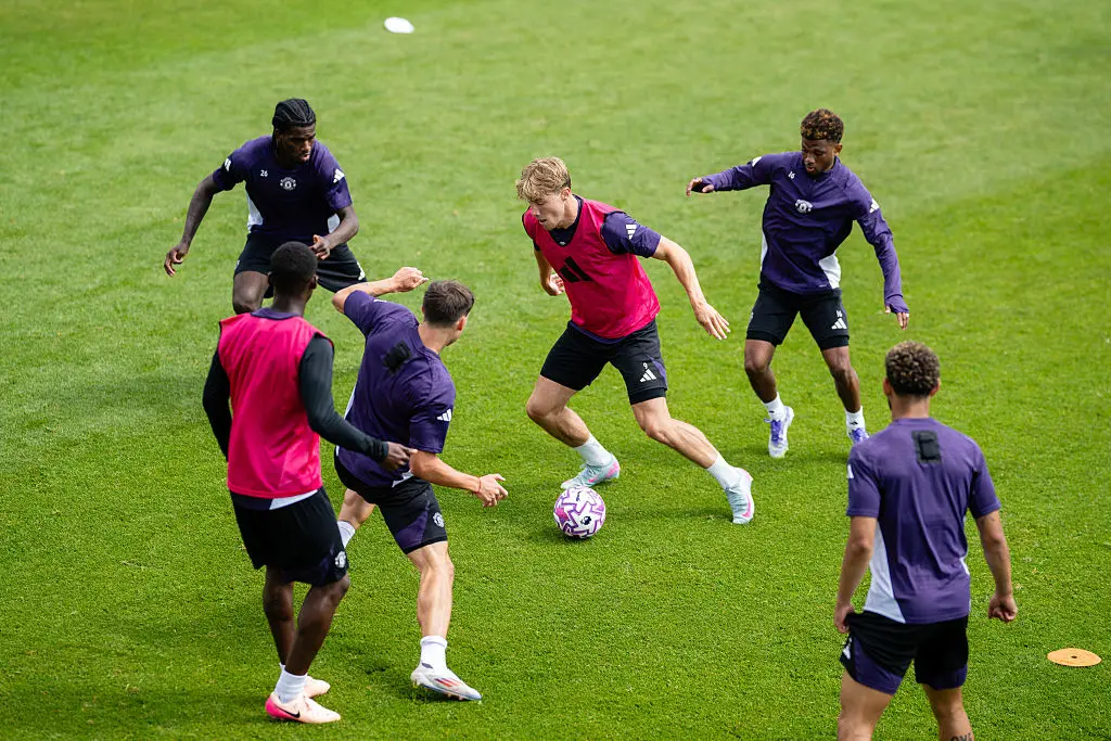Man Utd in pre-season training (Credit:Getty)