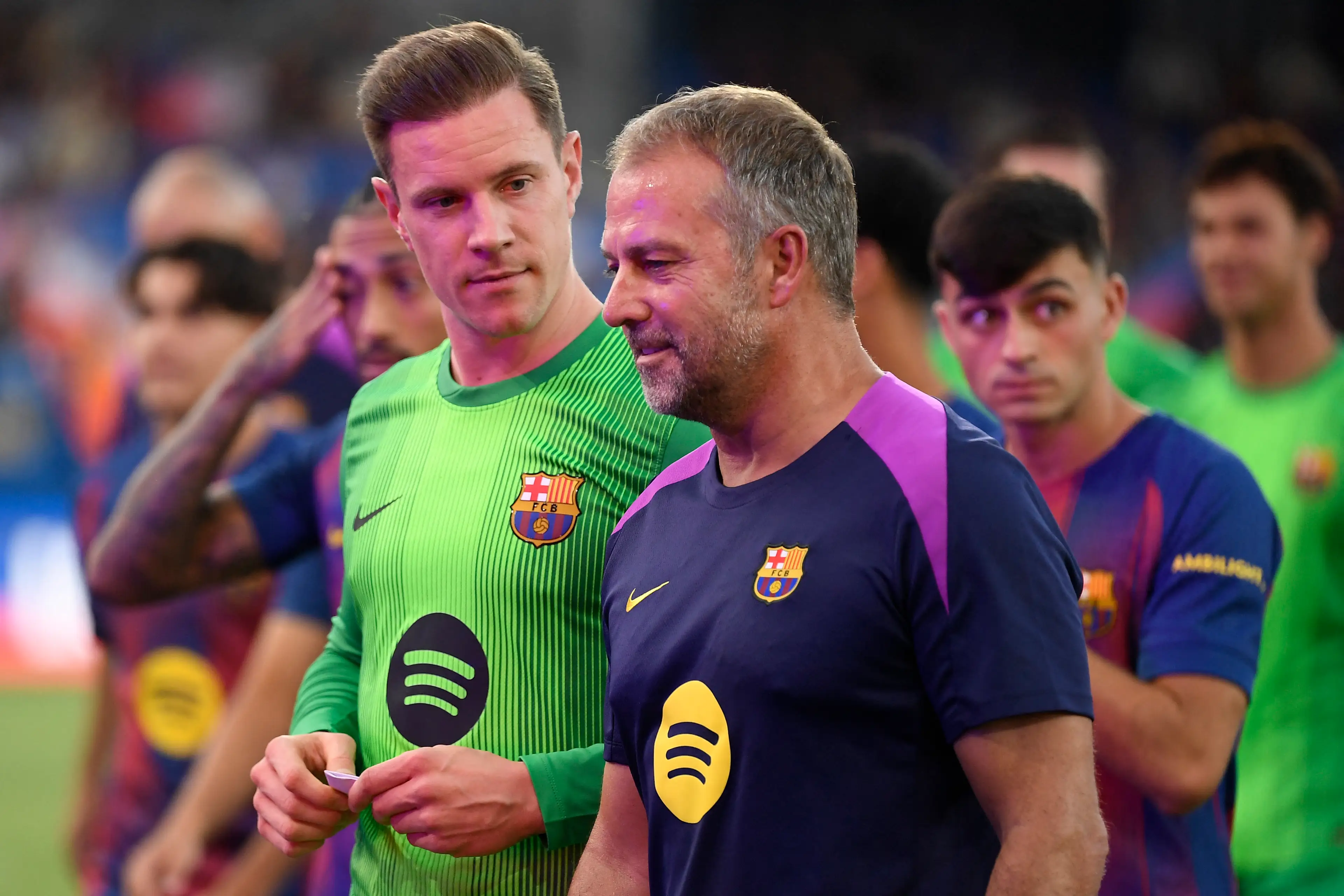 Marc-Andre ter Stegen has been named in Hansi Flick's Champions League squad. Image: Getty 