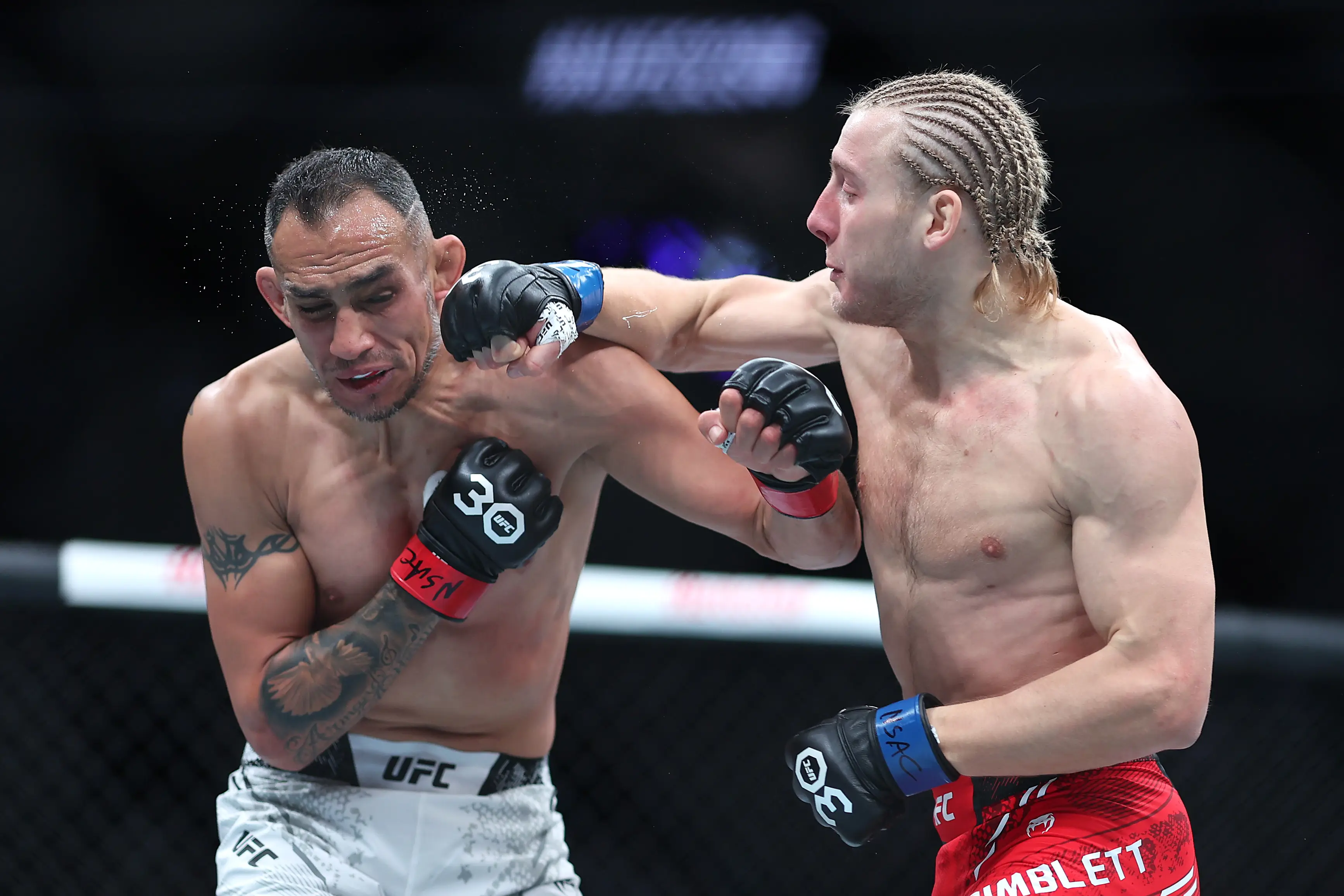 Paddy Pimblett in action against Tony Ferguson. Image: Getty 