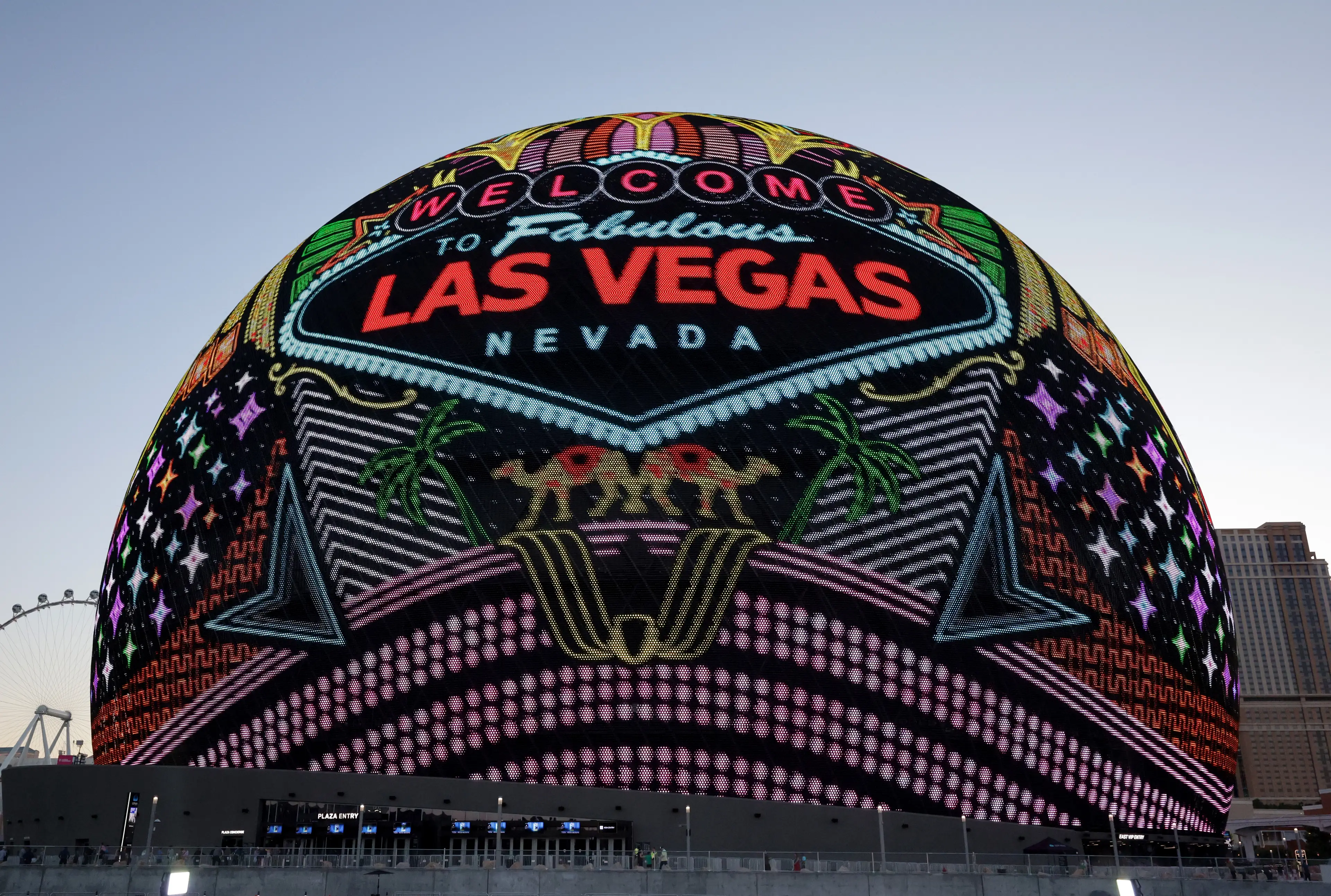 The Sphere will host UFC 306 on September 14. Image: Getty