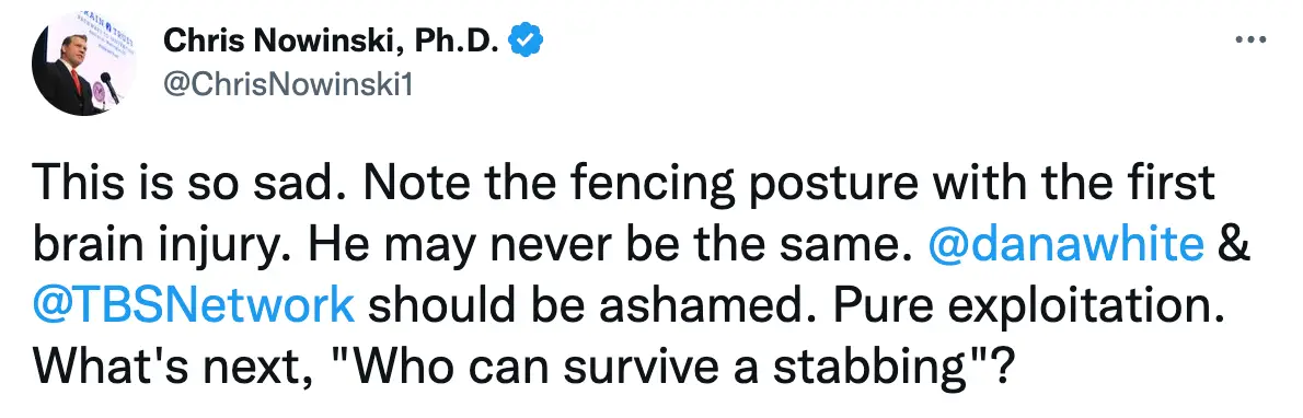 Nowinski's tweet, which has received over 48,000 likes at the time of writing. (Image