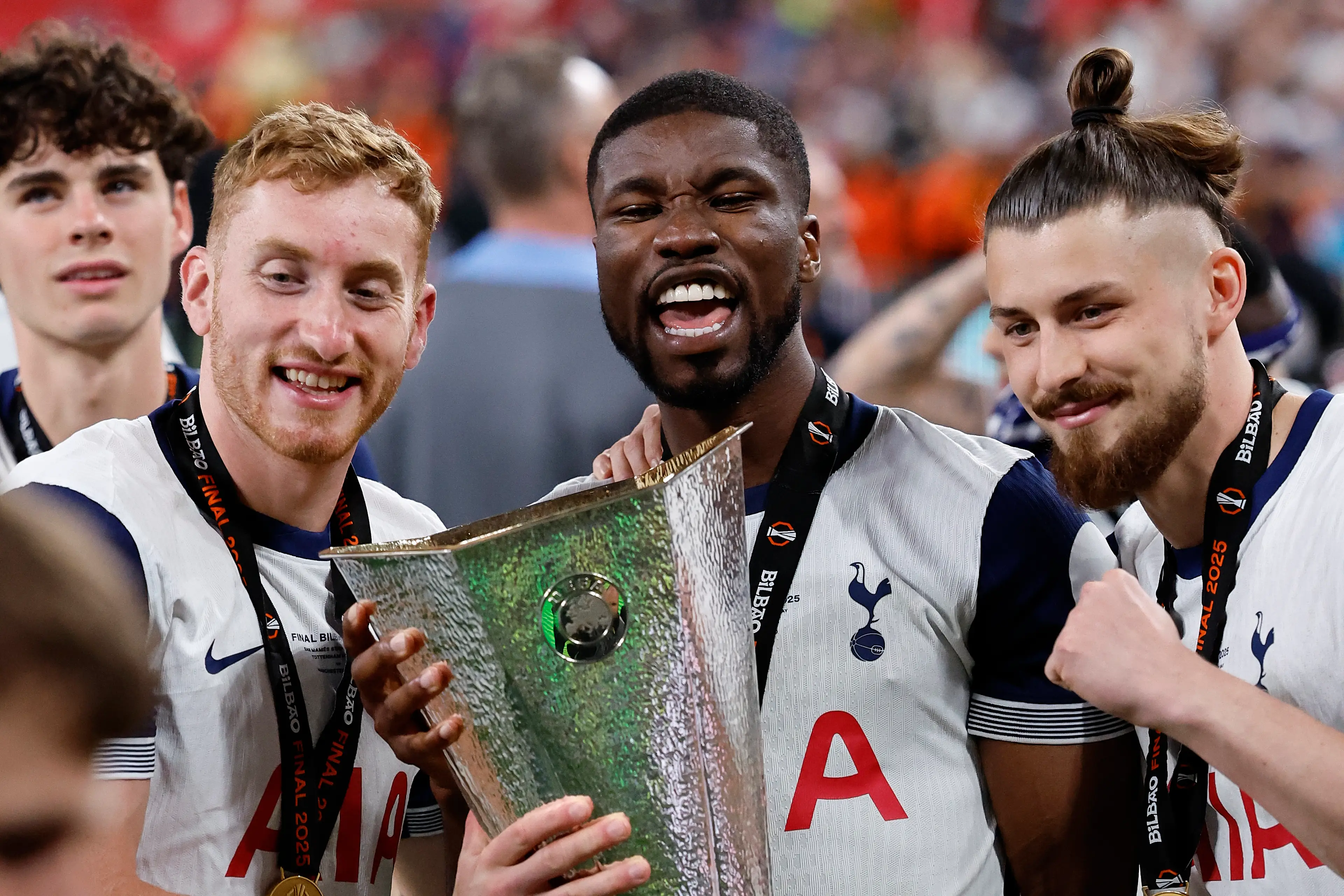 Kevin Danso joins Tottenham on a permanent deal. Image: Getty 