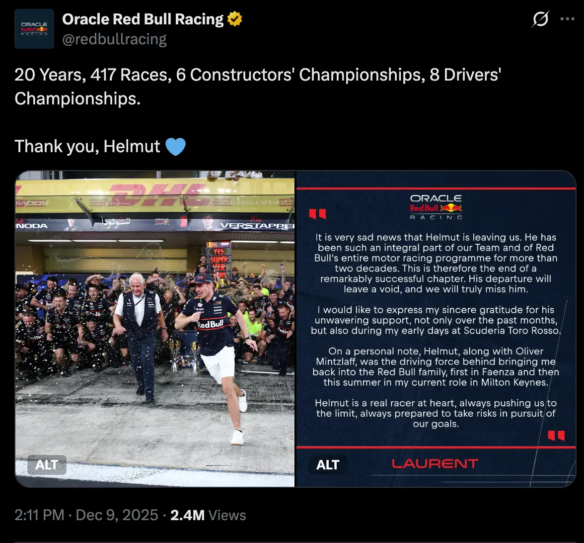 Image: Twitter/Red Bull Racing