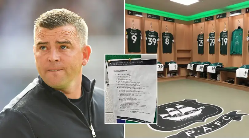 Plymouth's incredible fine list for 23/24 season has been leaked, includes £250 fine for 'not singing'