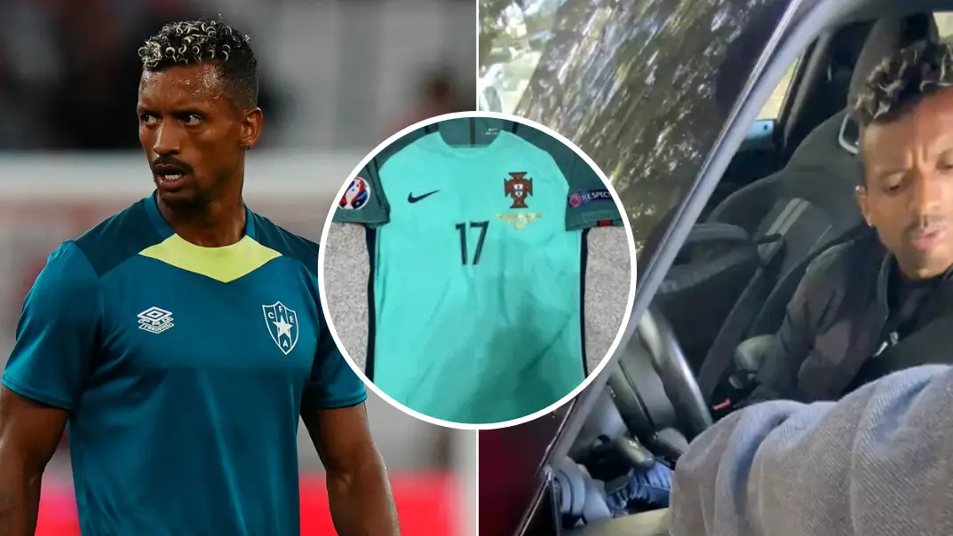 Nani issues statement explaining why he snatched shirt from fan after former Man Utd winger 'reported to police' 