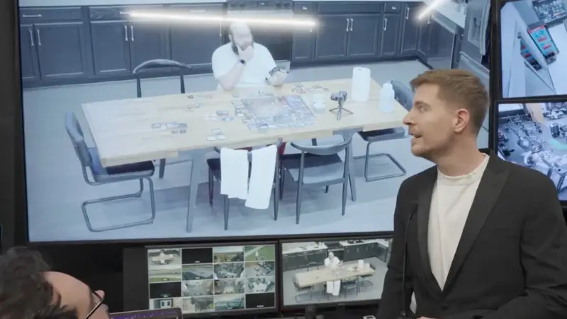 MrBeast pays man $250,000 to live in a gym and lose 100lbs within a year and the results after two months are eye-opening