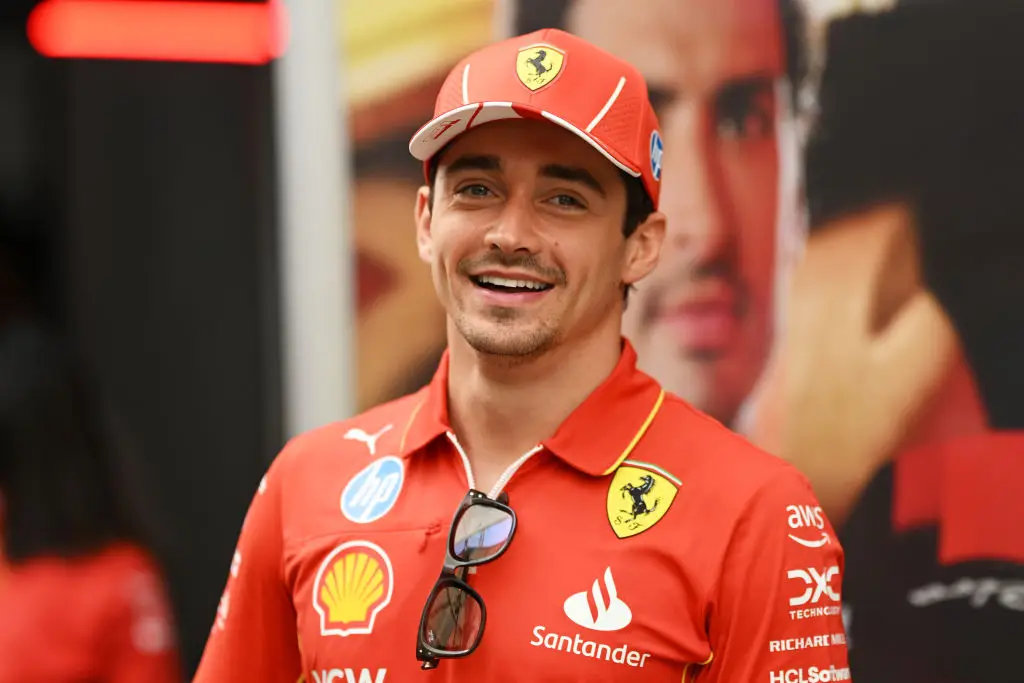 Ferrari driver Charles Leclerc pictured at the Brazilian GP - Image: Getty