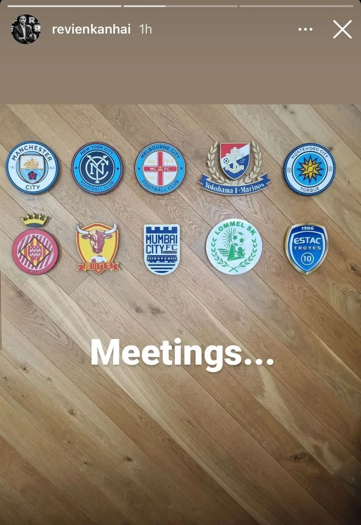 Issa Kabore's agent on Instagram (Image: IG - revienkanhai)