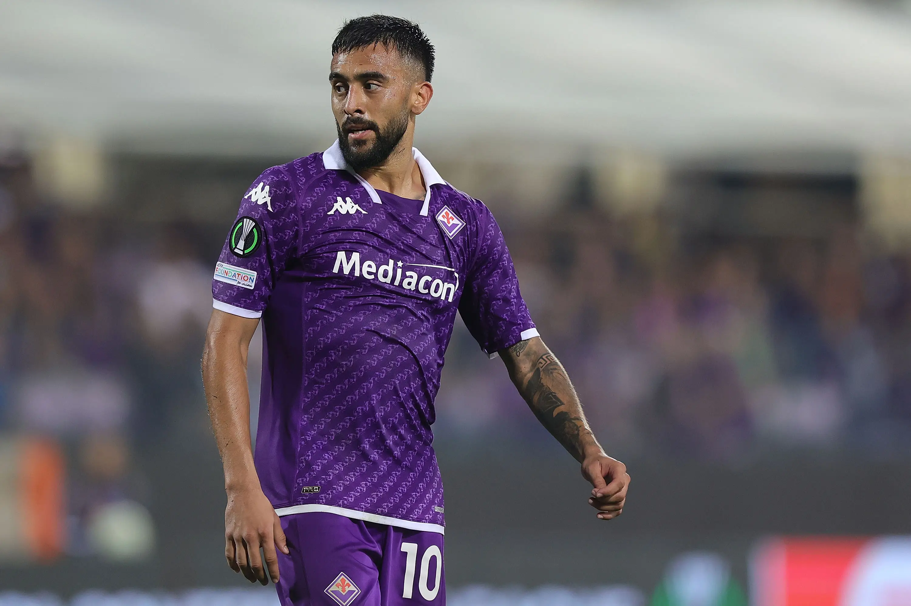 Nicolas Gonzalez in action for Fiorentina. Image: Getty