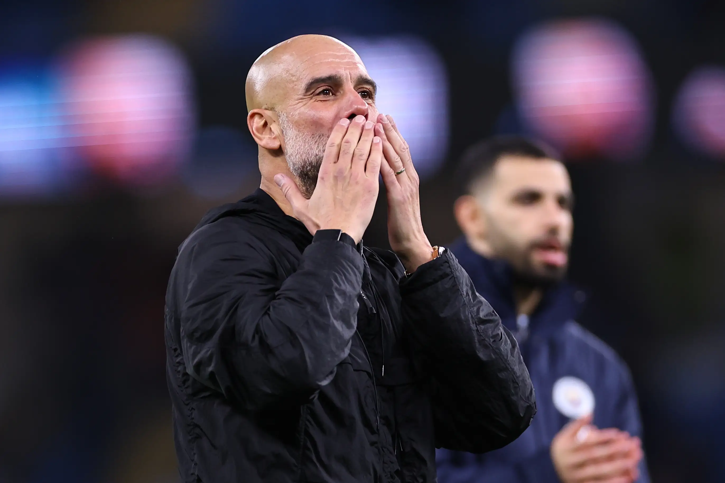 Guardiola spoke out about the conflict in Palestine. Image: Getty