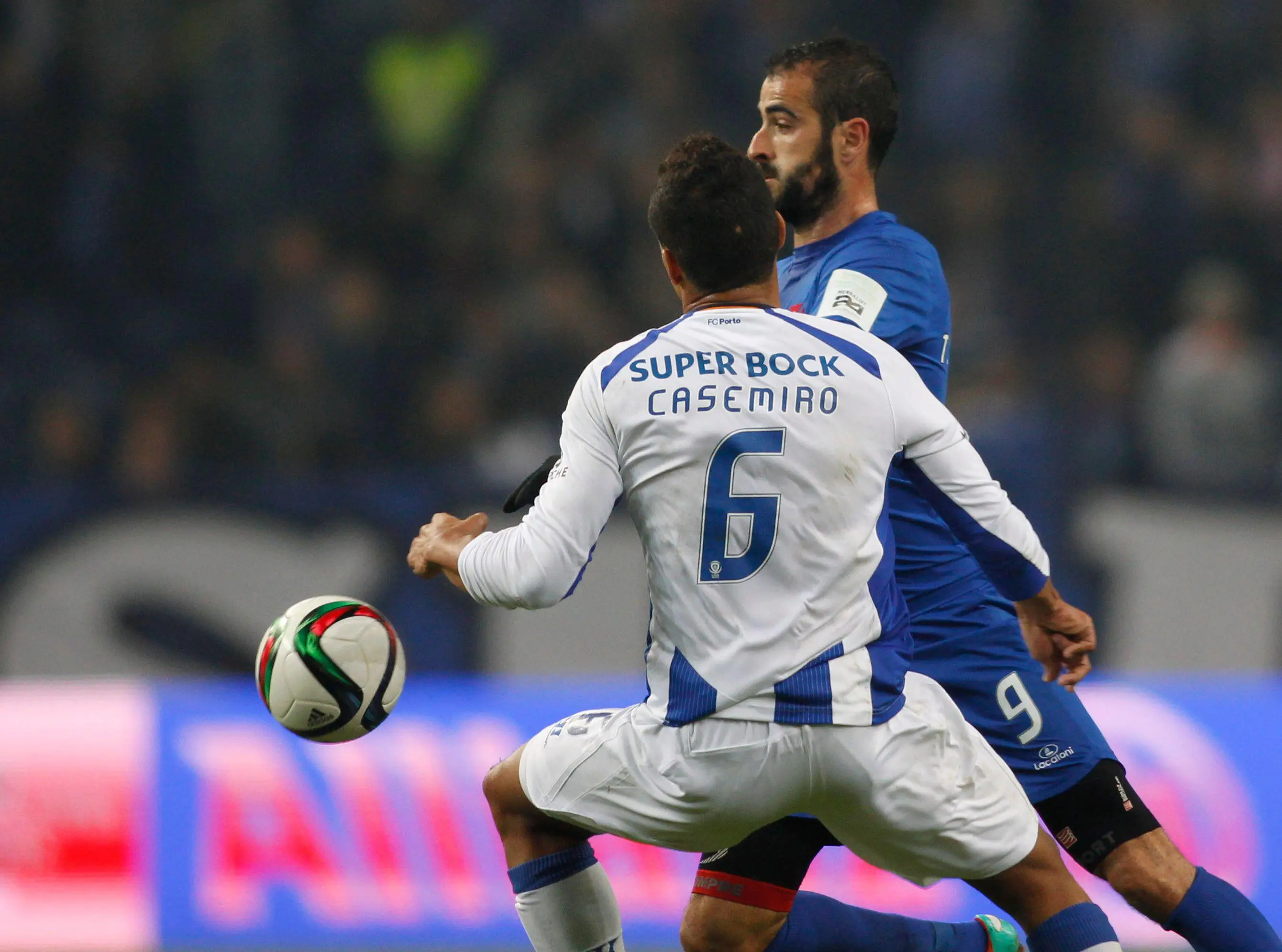 Casemiro sporting the no.6 shirt at Porto during his spell there in 2014/15 (Alamy)