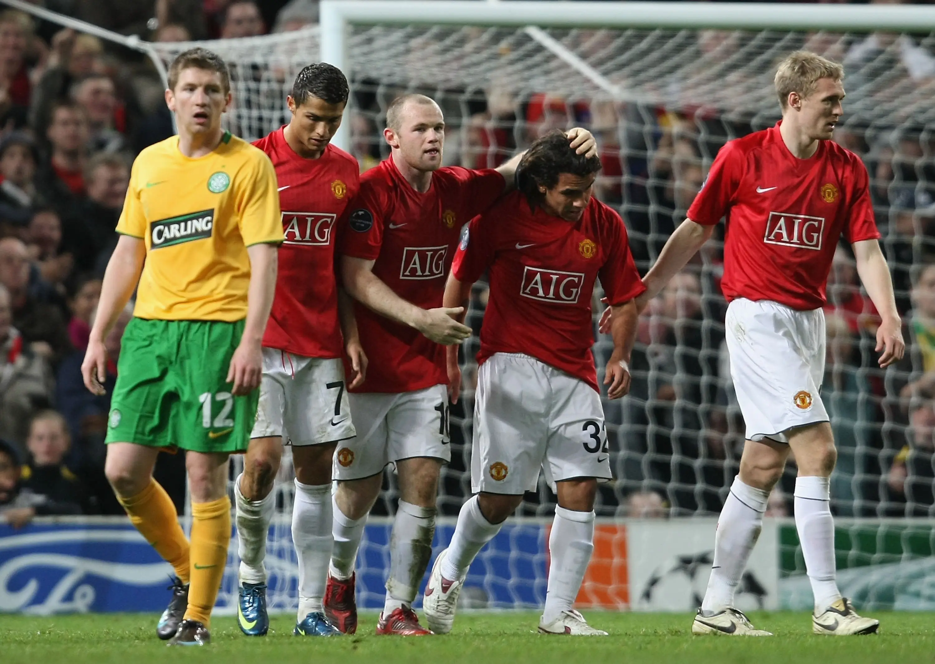The Ronaldo-Tevez-Rooney trio will go down in Premier League history. Image credit: Getty