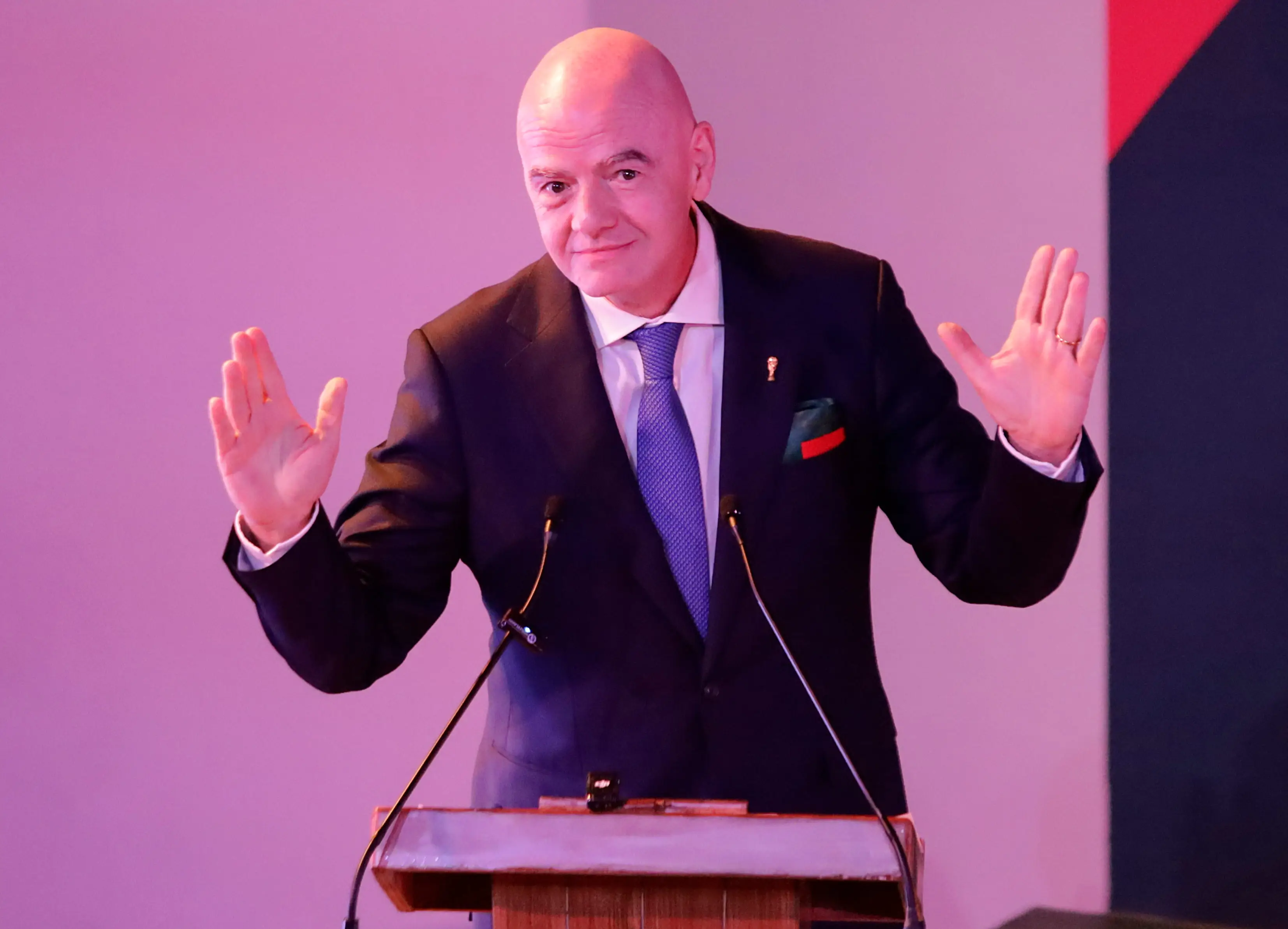 FIFA president Gianni Infantino pictured (Image: Getty)