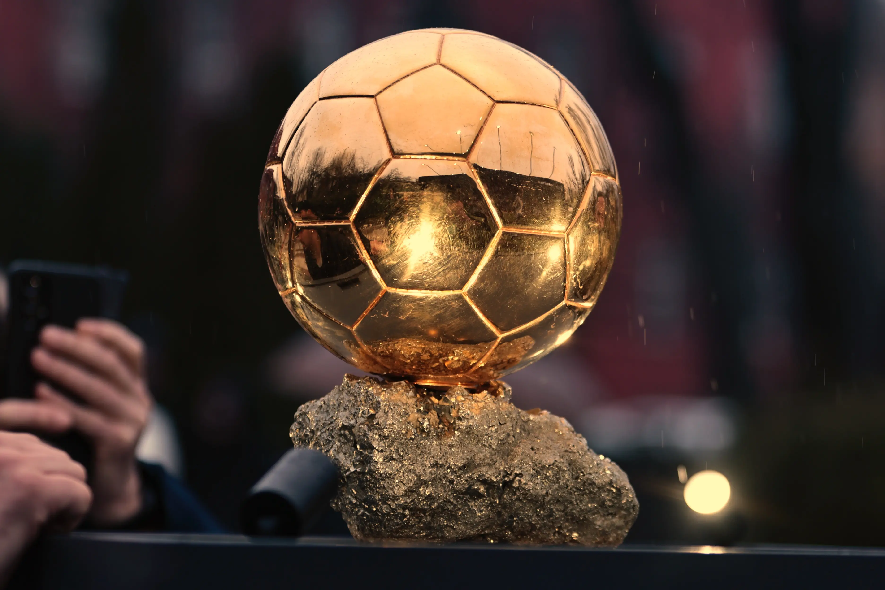 The Ballon d'Or trophy (credit: getty)
