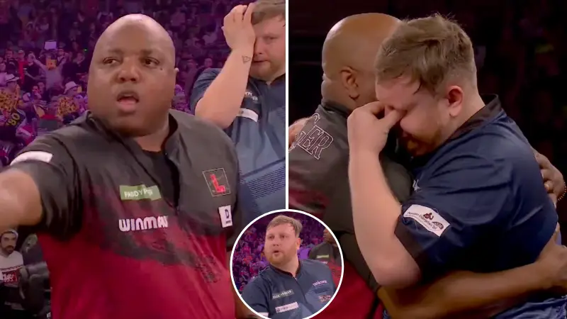 Cameron Menzies explains heartbreaking reason for on-stage breakdown in World Darts Championship defeat