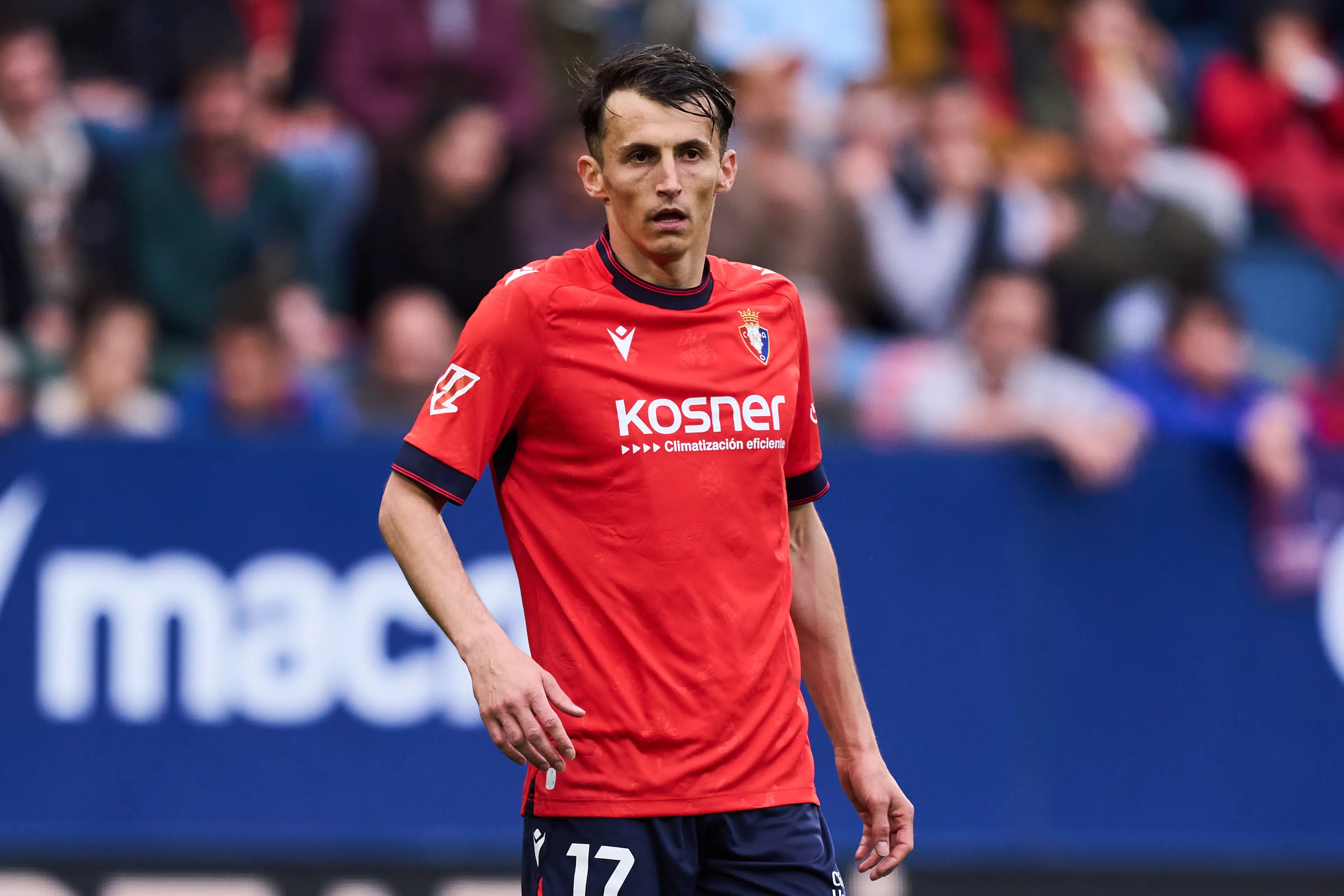 Real Madrid were keeping tabs on Ante Budimir before abandoning their pursuit. Image: Getty 