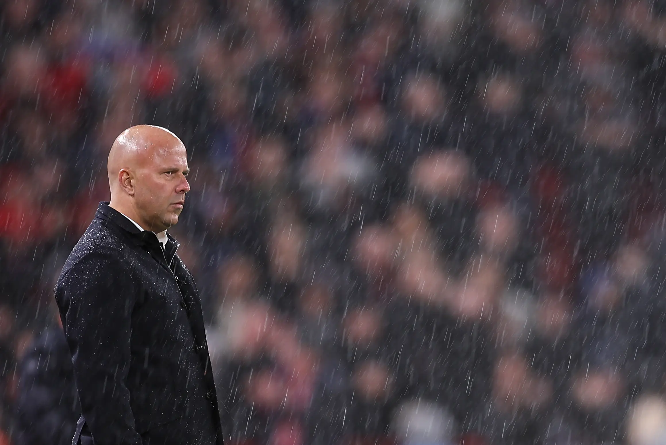 Arne Slot defended his team selection against Crystal Palace following their defeat. Image: Getty 