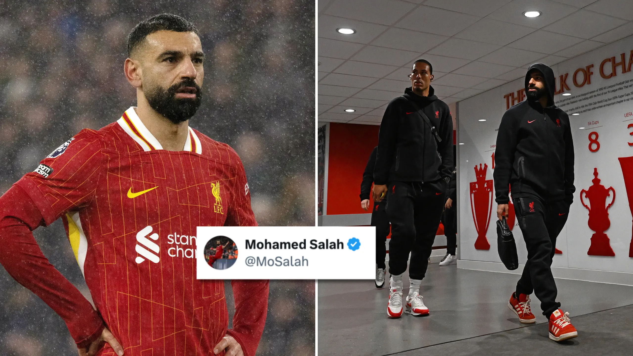Liverpool fans have new Mo Salah theory after spotting what he posted on social media following Man Utd draw