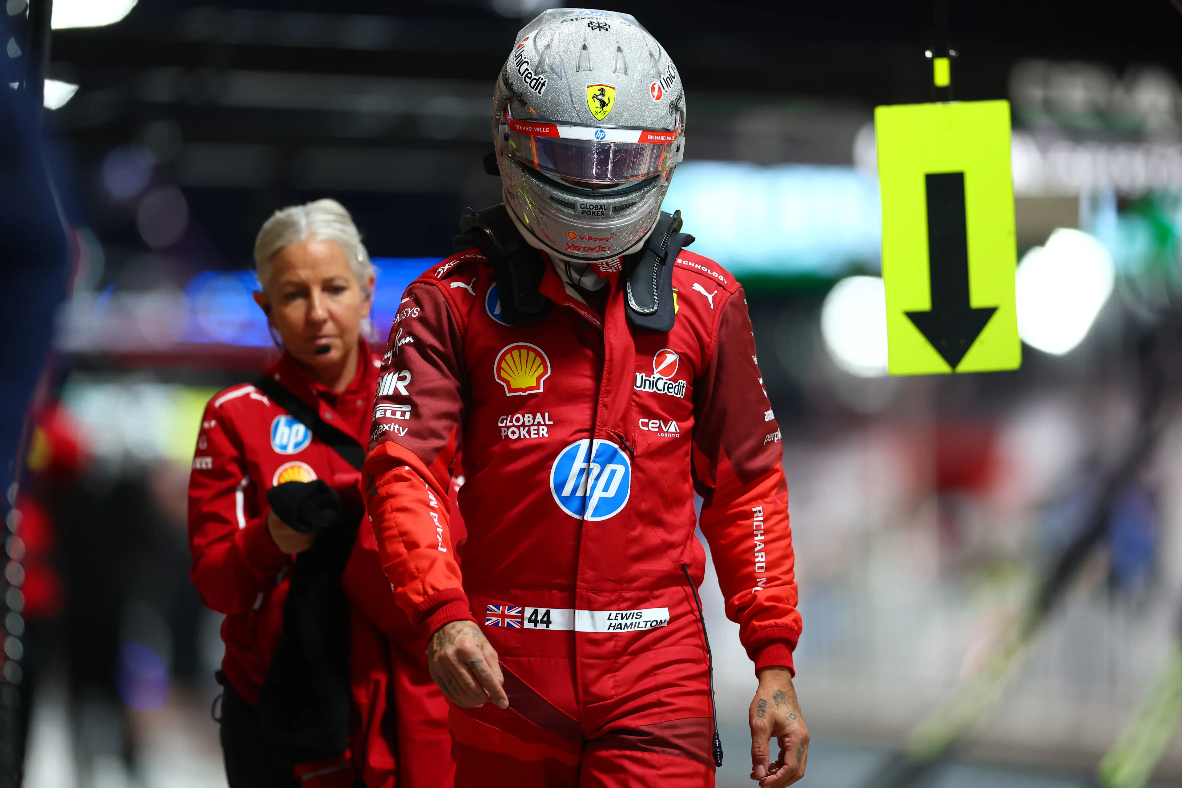 Lewis Hamilton had a disappointing weekend in Las Vegas (Image: Getty)