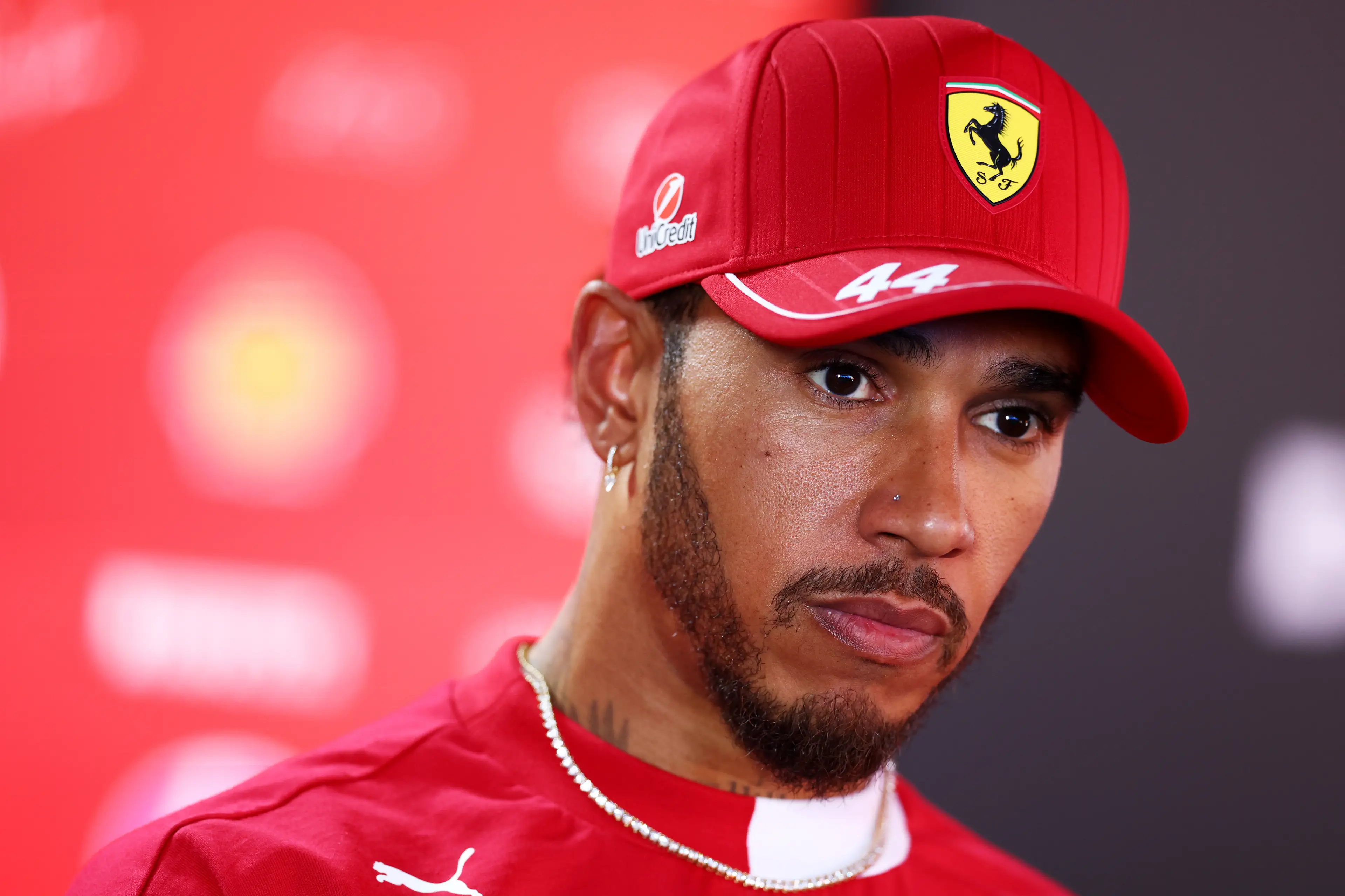 Ferrari's Lewis Hamilton. (Image: Getty)