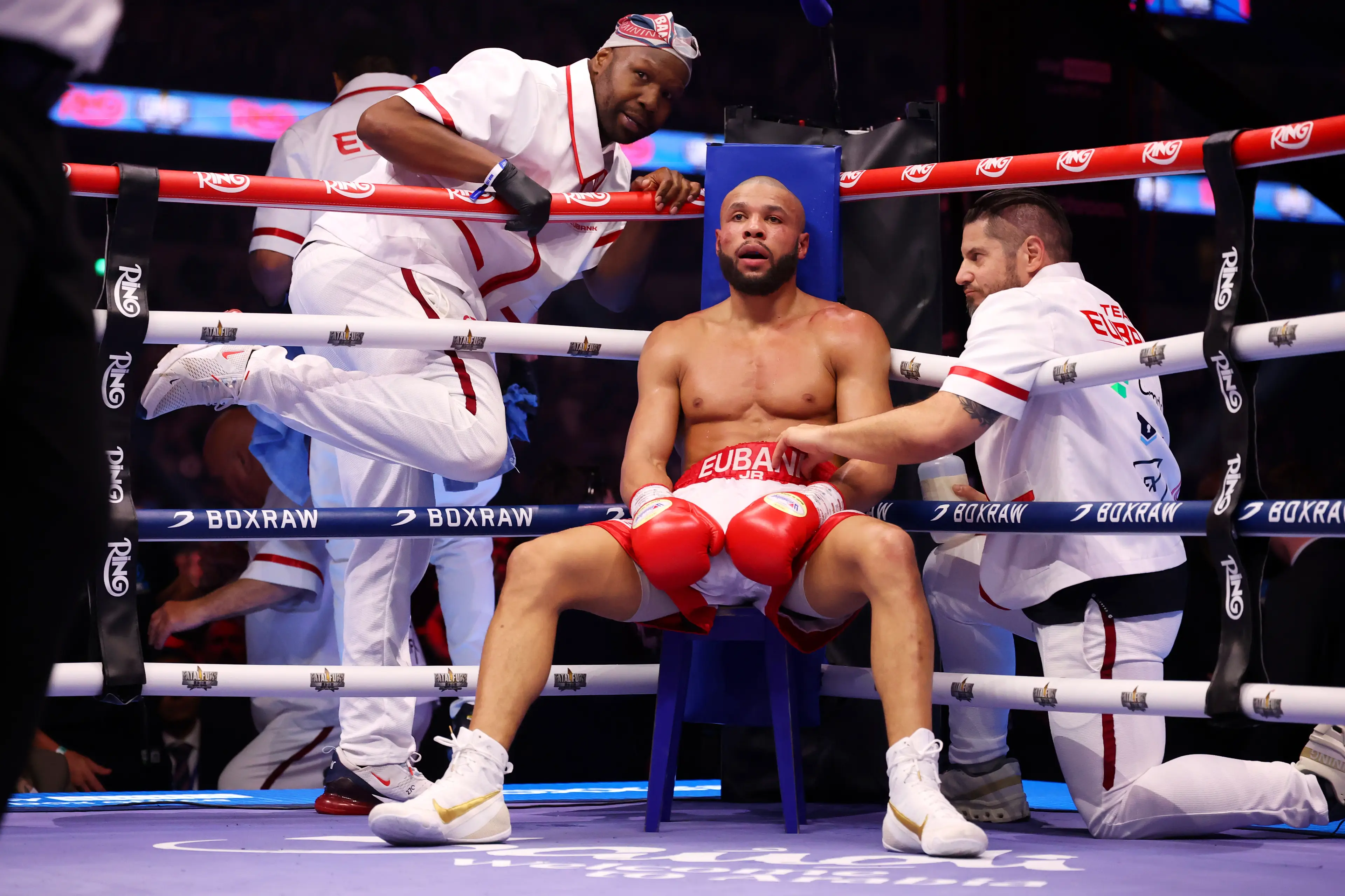 Chris Eubank Jr came out on top against Conor Benn. Image: Getty