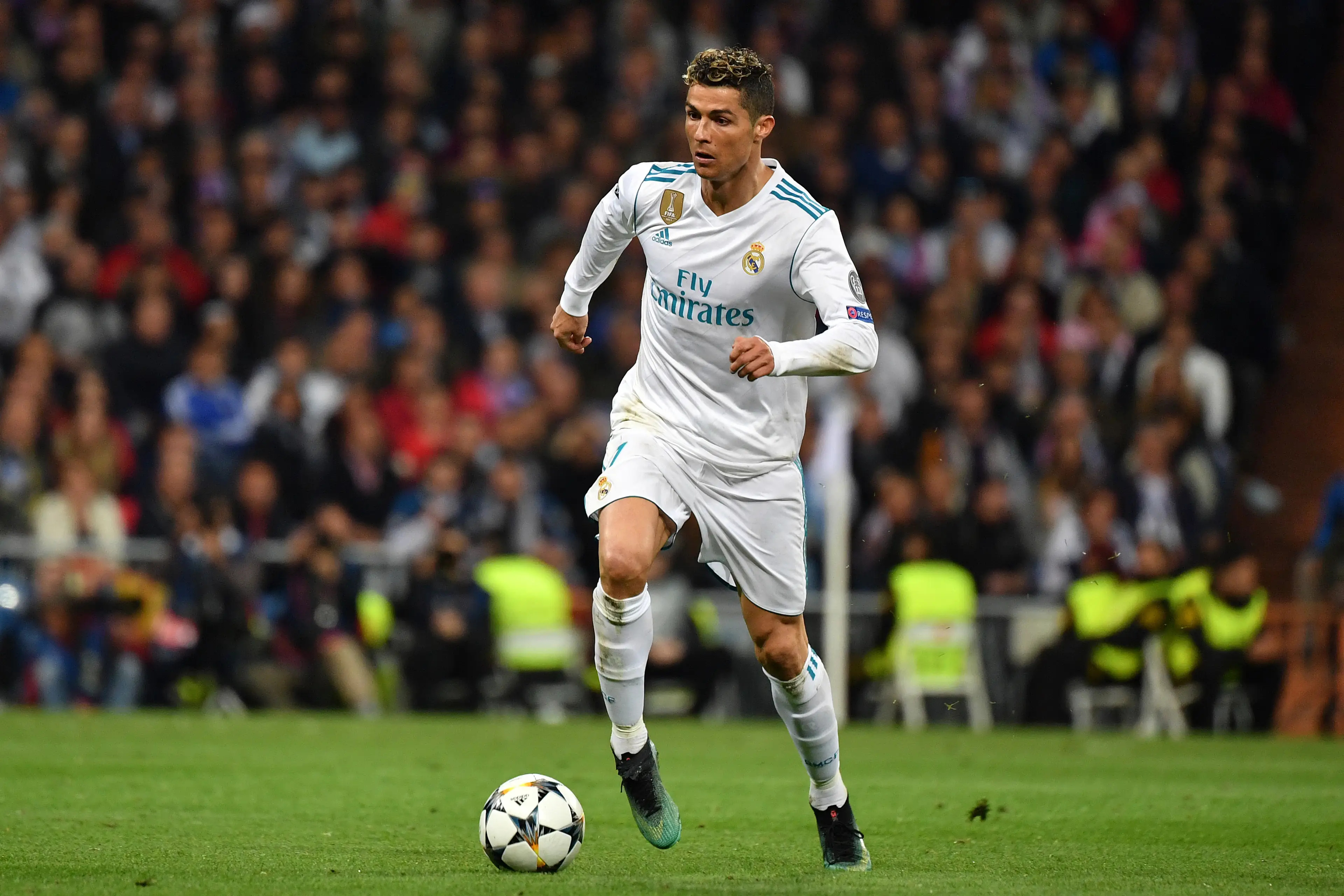 Cristiano Ronaldo in action for Real Madrid. Image: PA