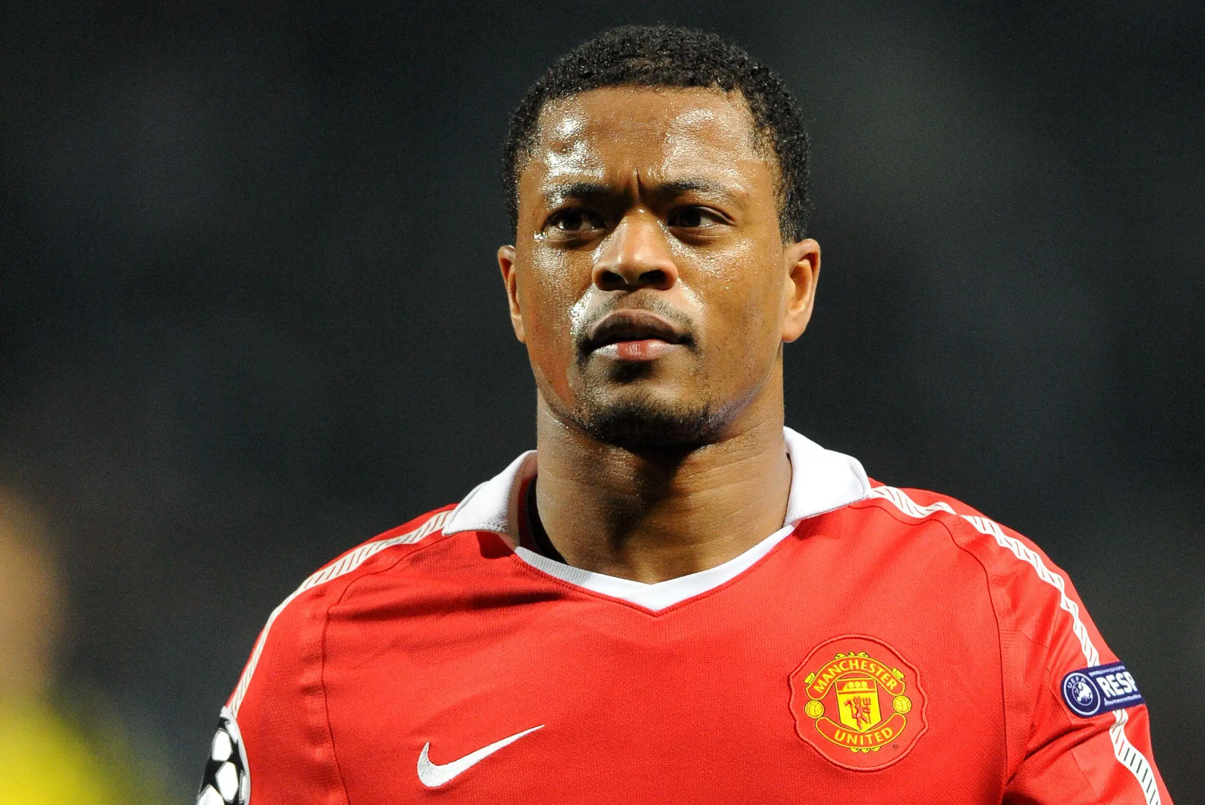 Patrice Evra at Manchester United (Image: PA)