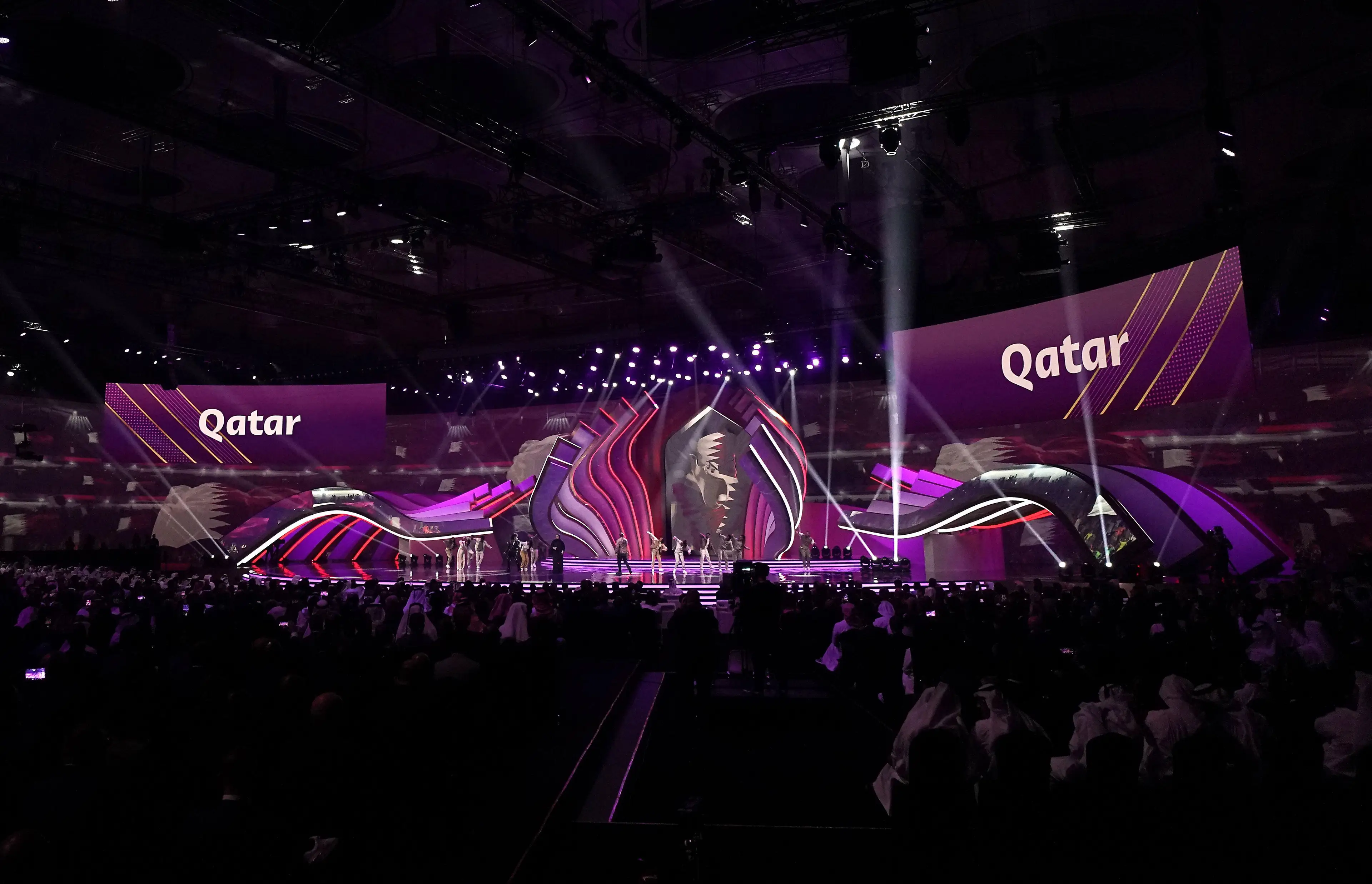 The draw for the World Cup was held in Doha on Friday (Image: PA)