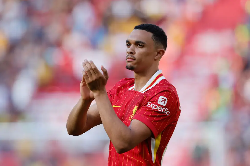 Liverpool defender Trent Alexander-Arnold pictured (