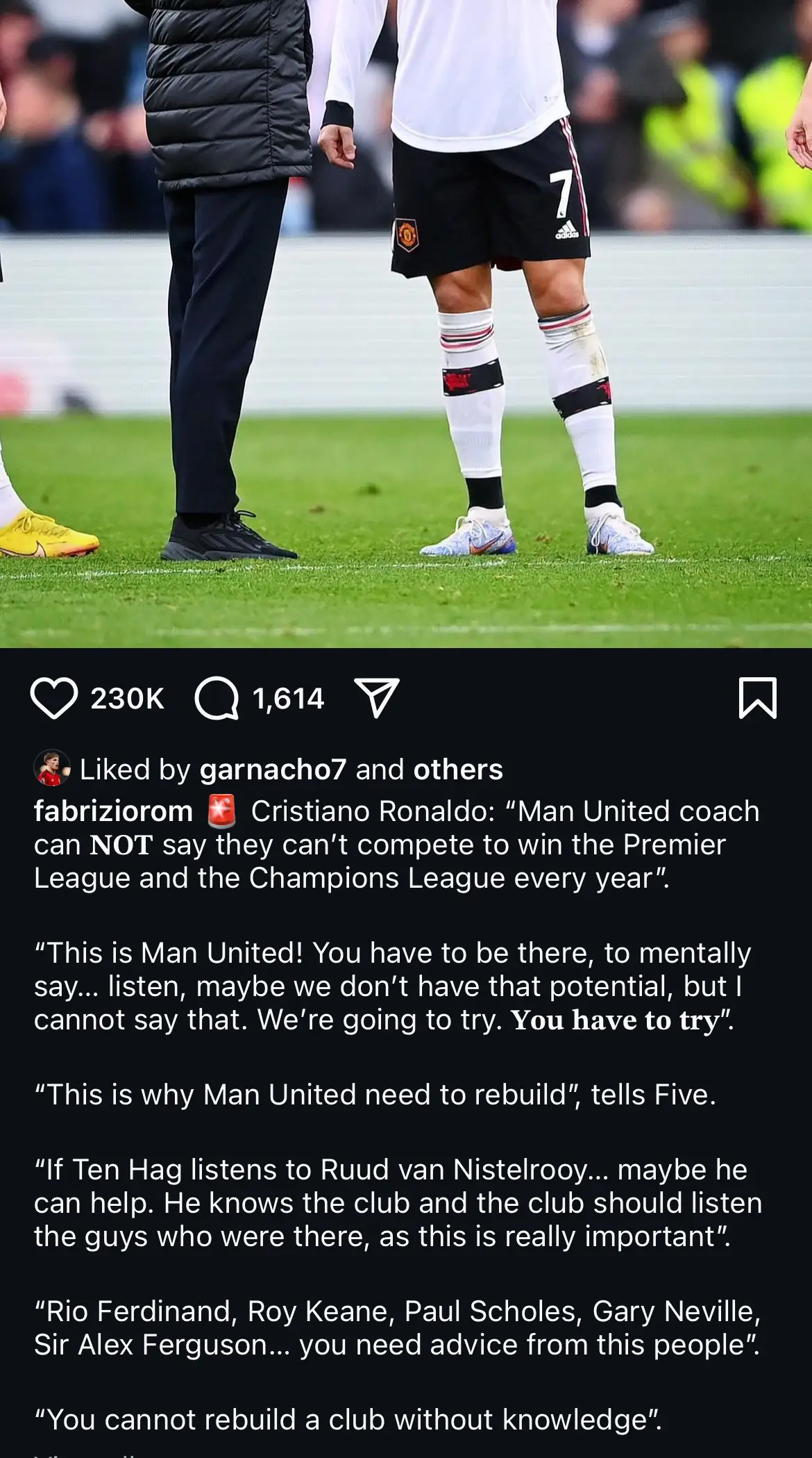 Image: Instagram/Fabrizio Romano