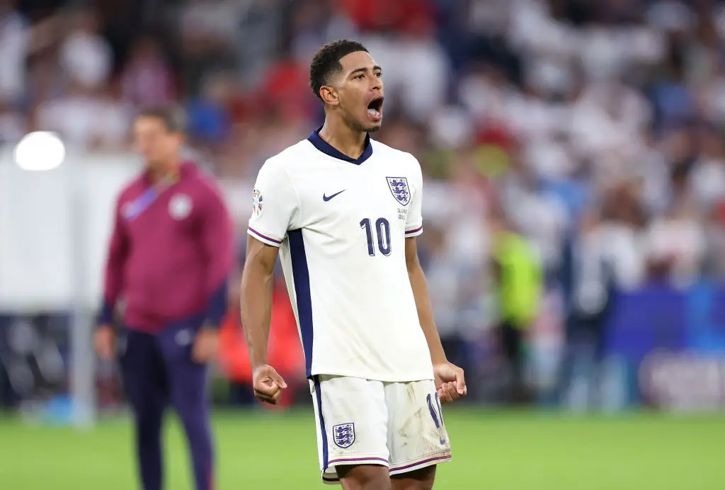 Bellingham is being investigated by UEFA (Image: Getty)