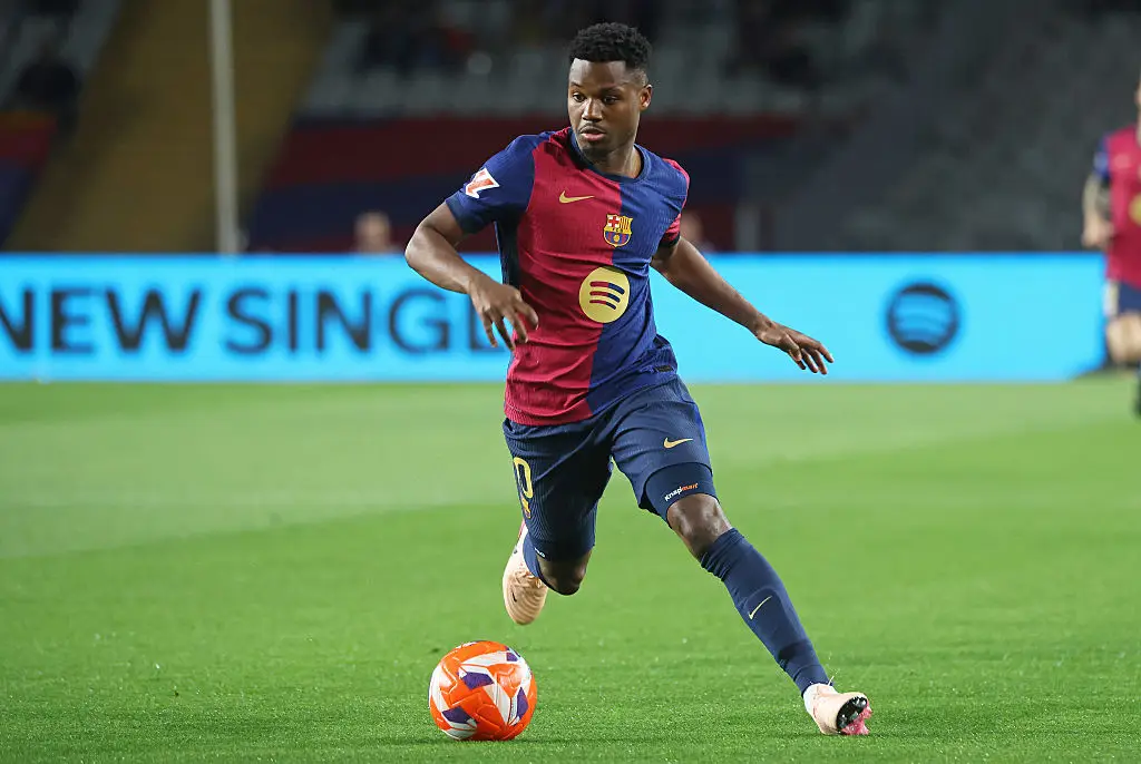 Ansu Fati impressed fans during Barcelona's clash with RCD Mallorca. (Image: Getty)