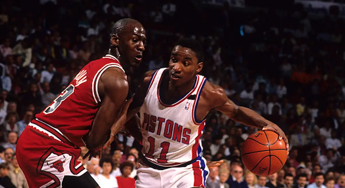 Michael Jordan and Isiah Thomas had a fierce rivalry. (Image: Richard Mackson /Sports Illustrated via Getty Images)