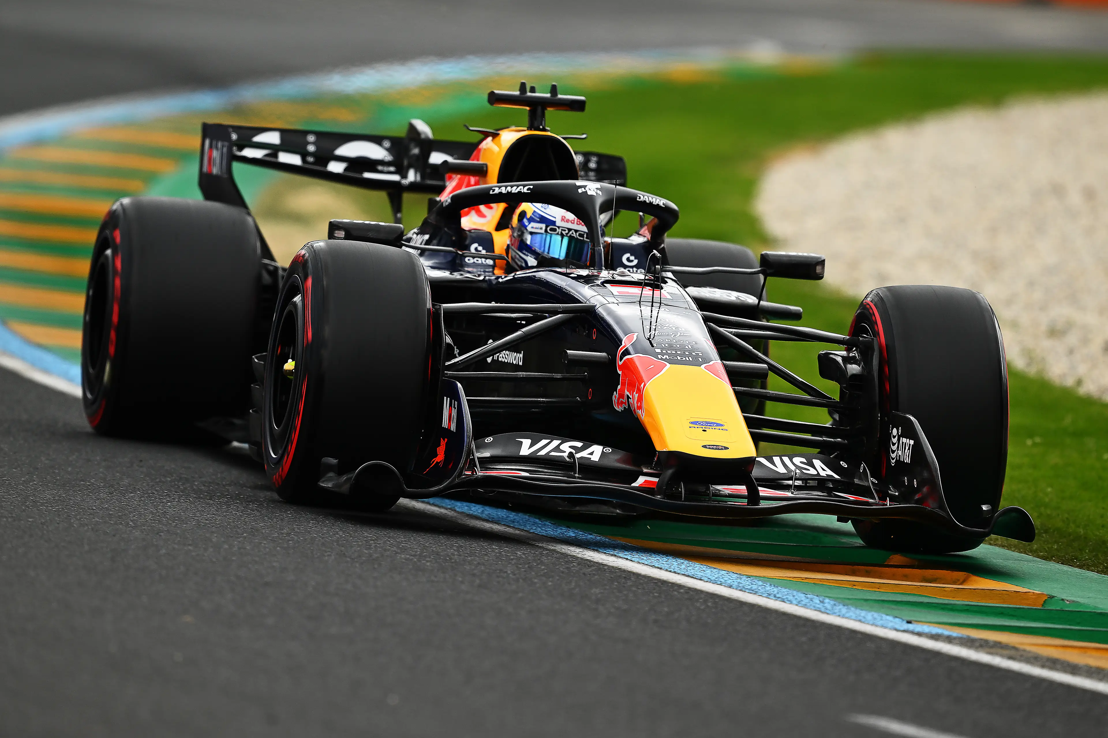 Max Verstappen during the Australian grand prix (credit: getty)