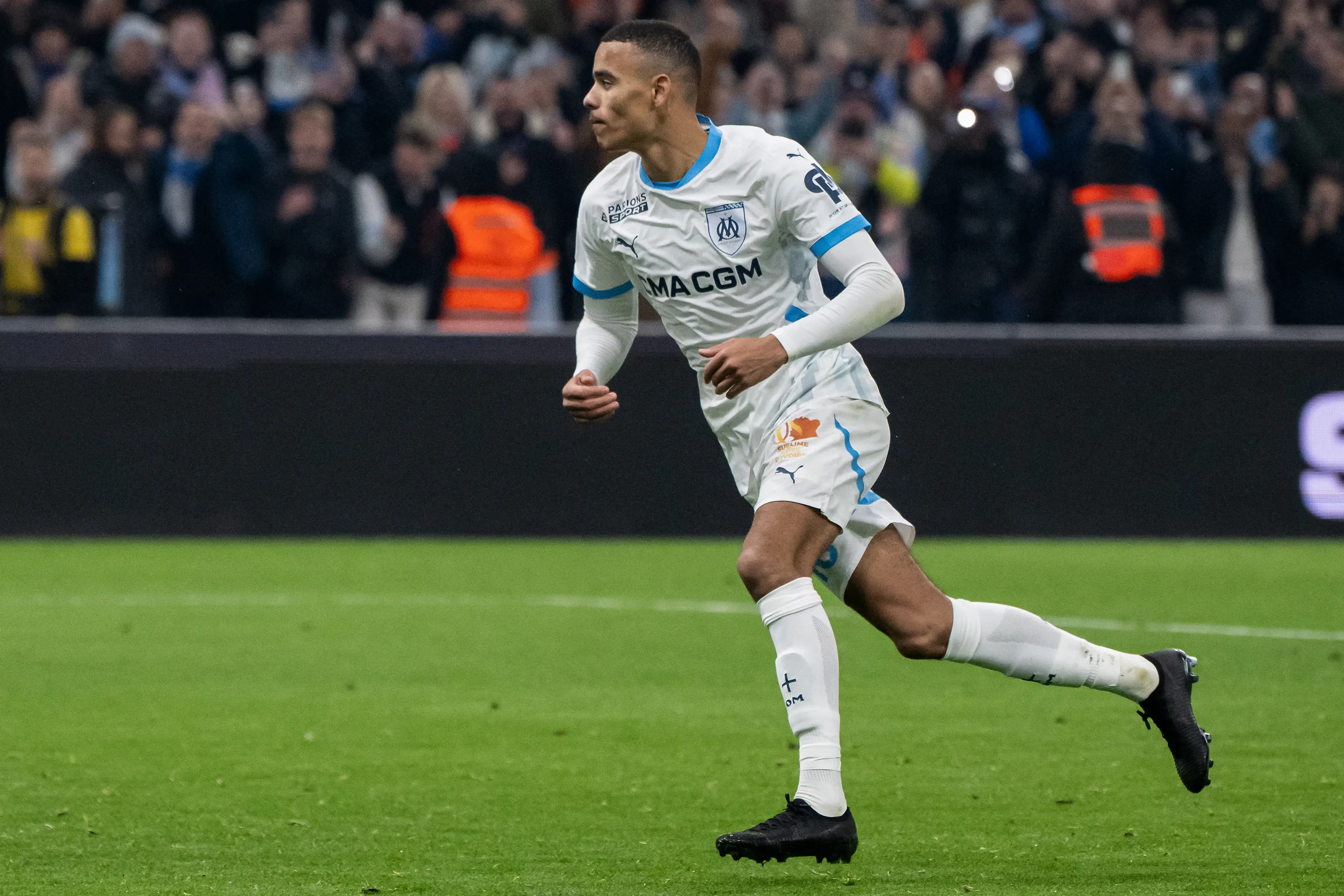 Mason Greenwood is reportedly wanted by Liverpool. Image: Getty