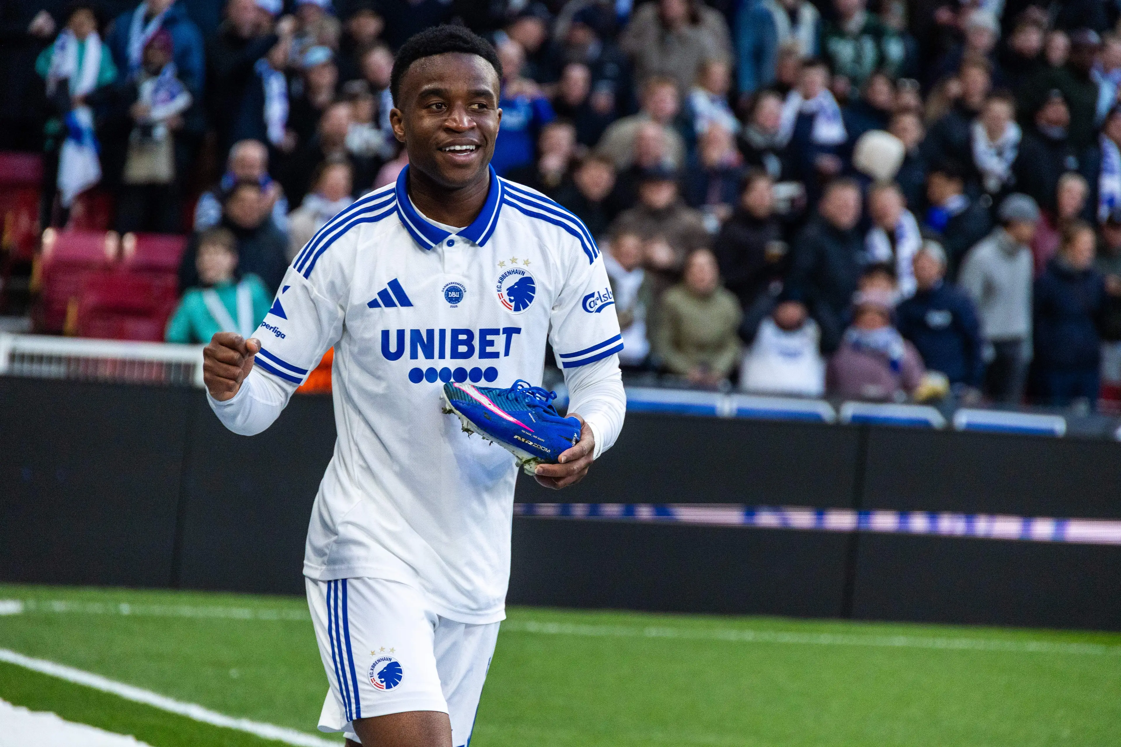 Moukoko is now plying his trade in Denmark. Image: Getty