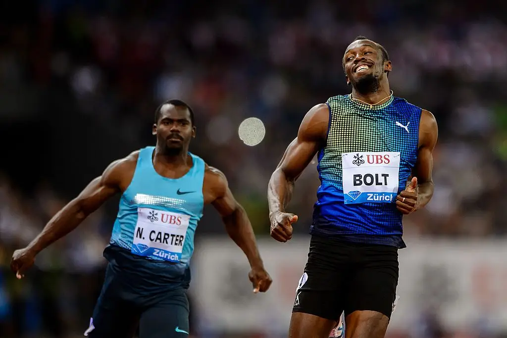 Nesta Carter and Usain Bolt (Credit:Getty)