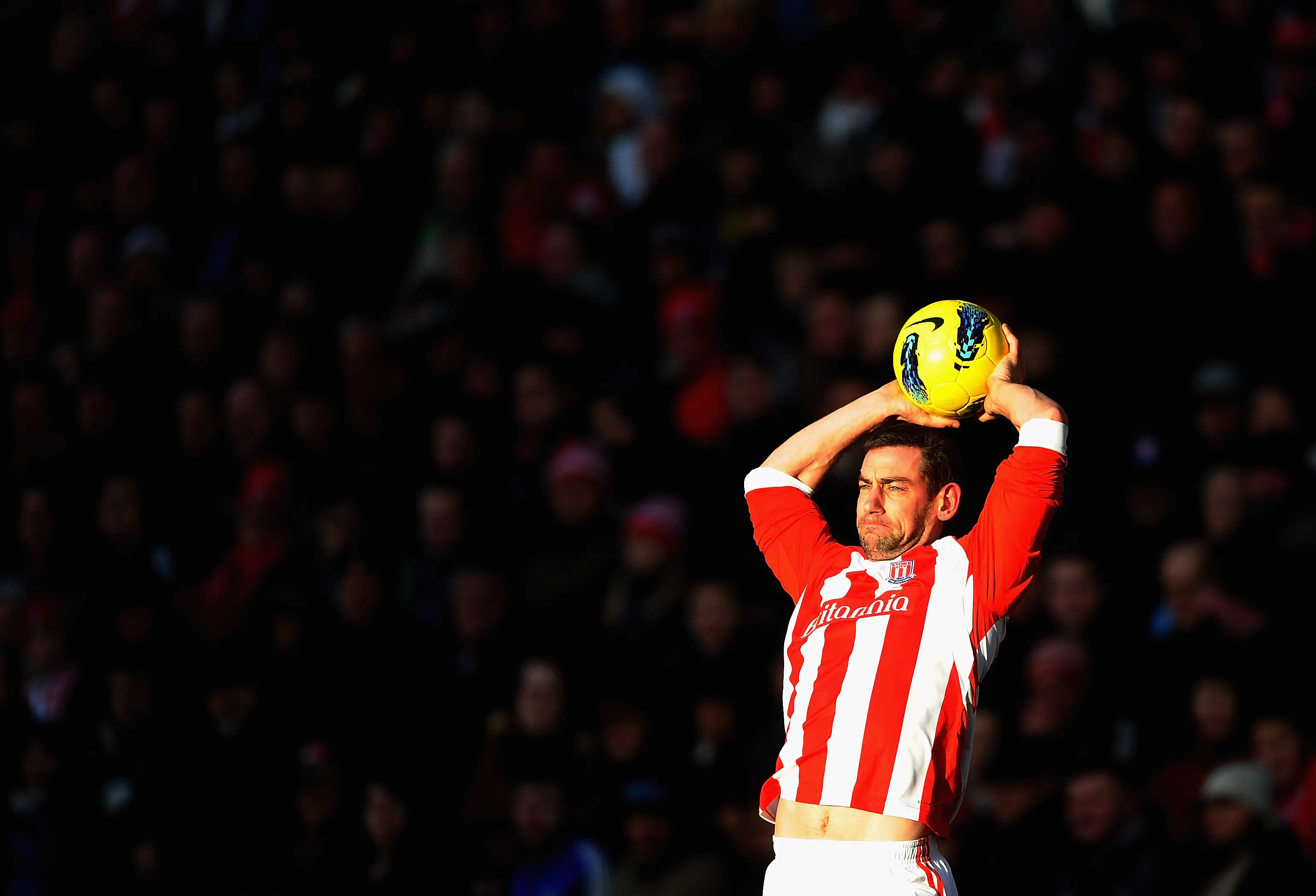 Stoke City were known for Rory Delay's long throws during that season. Image: Getty