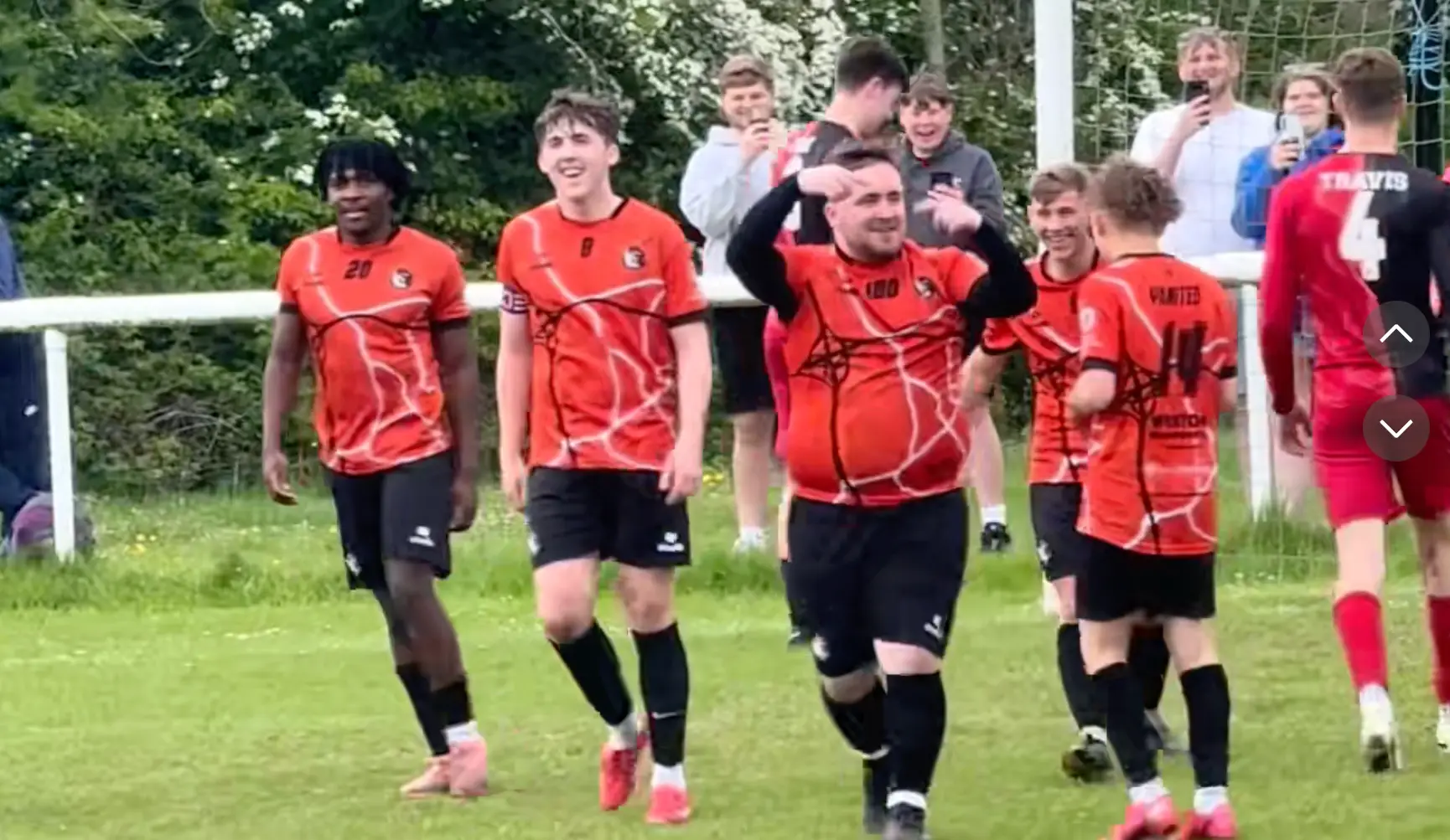 Luke Littler asked to come off straight after scoring on his debut. Image: TikTok/@jonesylfc18